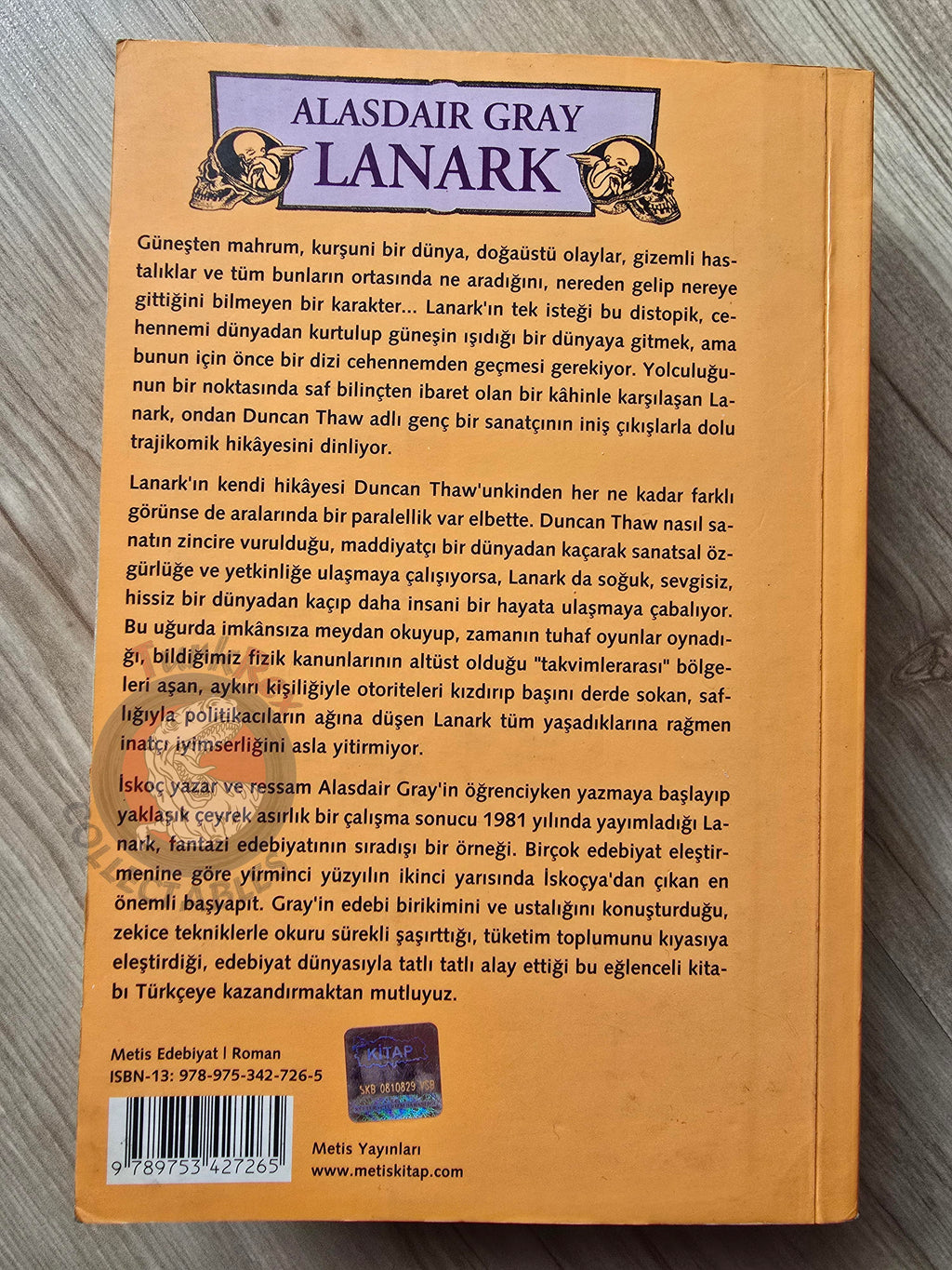 Alasdair Gray – A Life in Four Books 2009 1st Turkish Book Turkey
