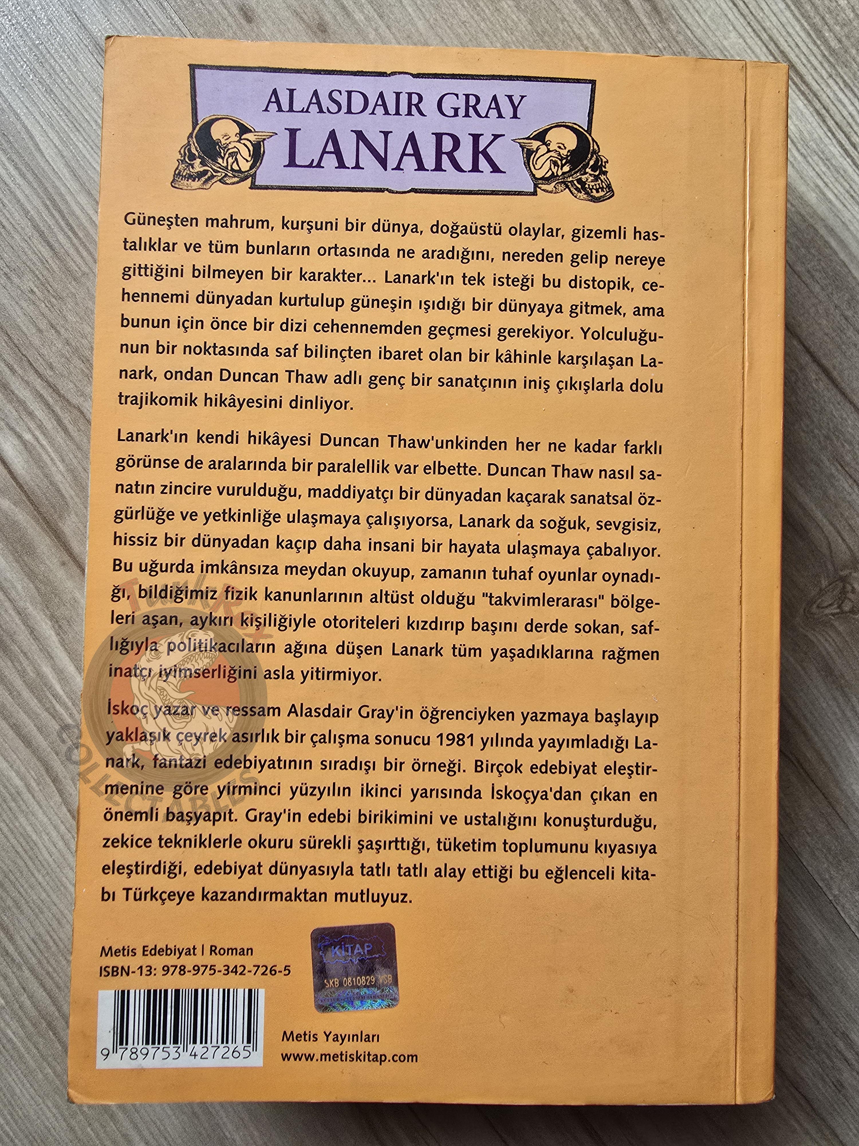 Alasdair Gray – A Life in Four Books 2009 1st Turkish Book Turkey