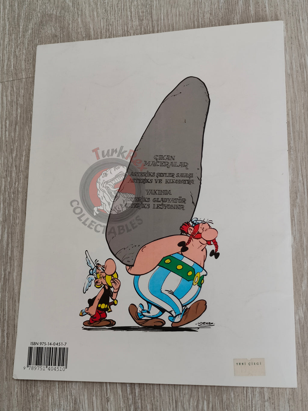 Asterix – Asterix and the Big Fight 1994 1st Edition Turkish Edition Comic Turkey