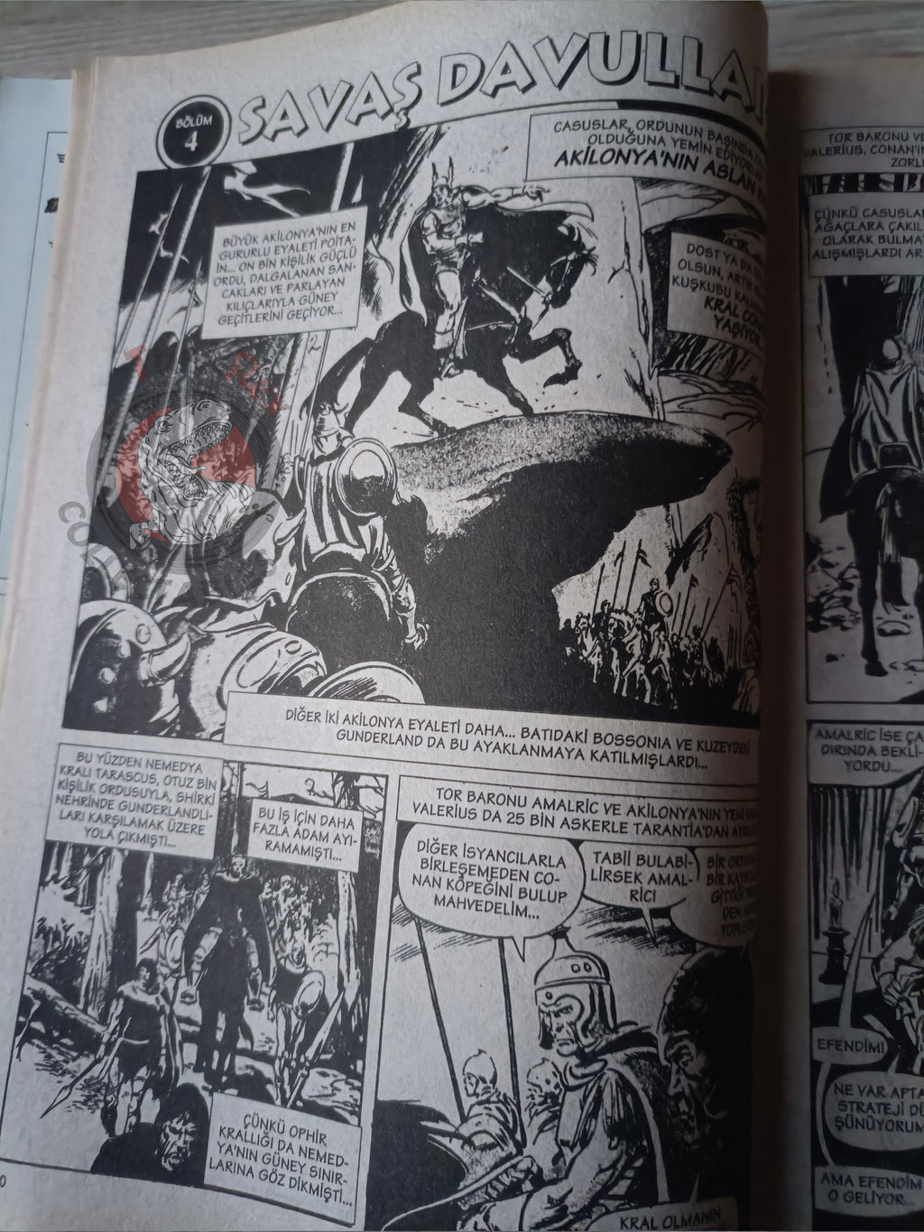 Kral Conan #12 The Savage Sword of #10 Turkish Comic Turkey King-Size Annual #4