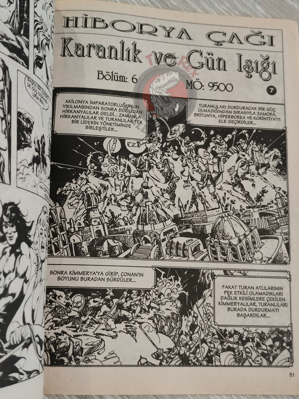 Conan #21 The Savage Sword of Conan #36 Turkish Comic Turkey