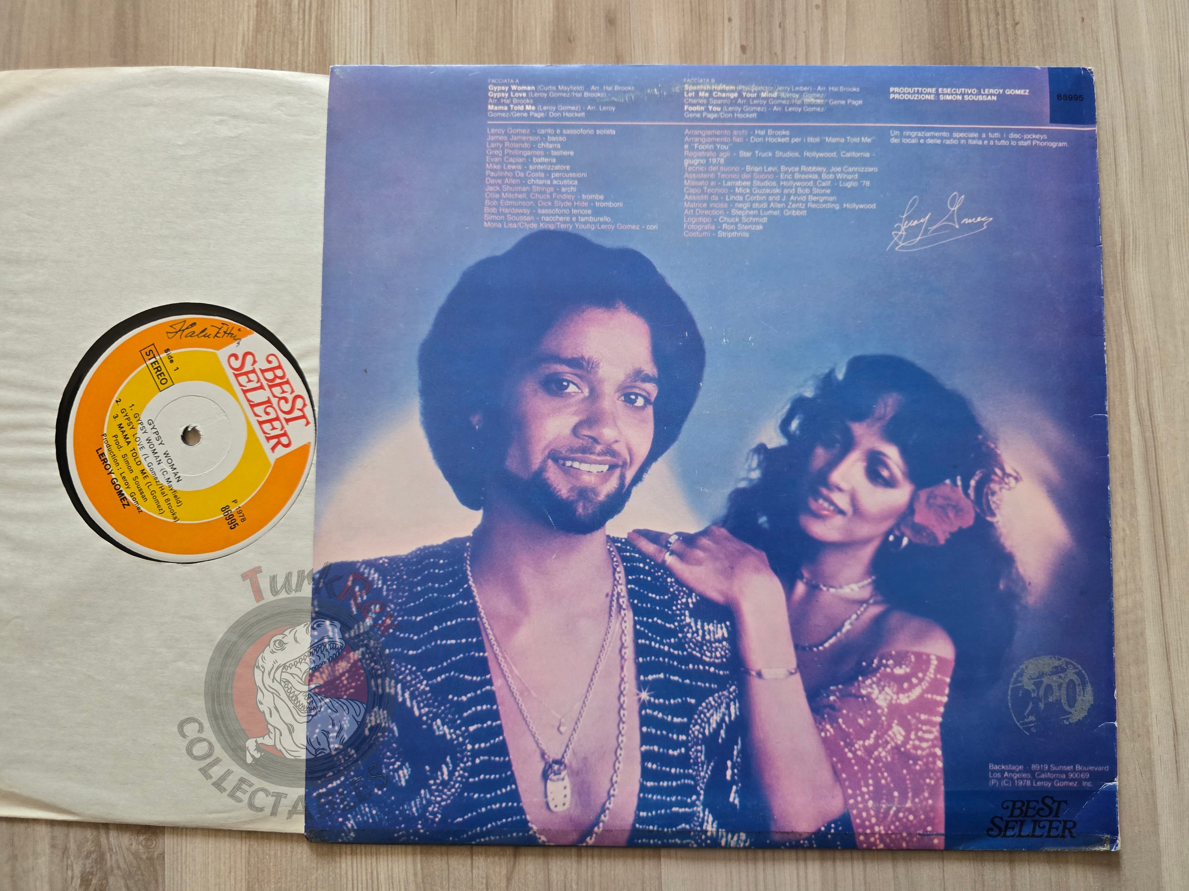 Leroy Gomez – Gypsy Woman Turkish Pressing Vinyl Turkey Edition