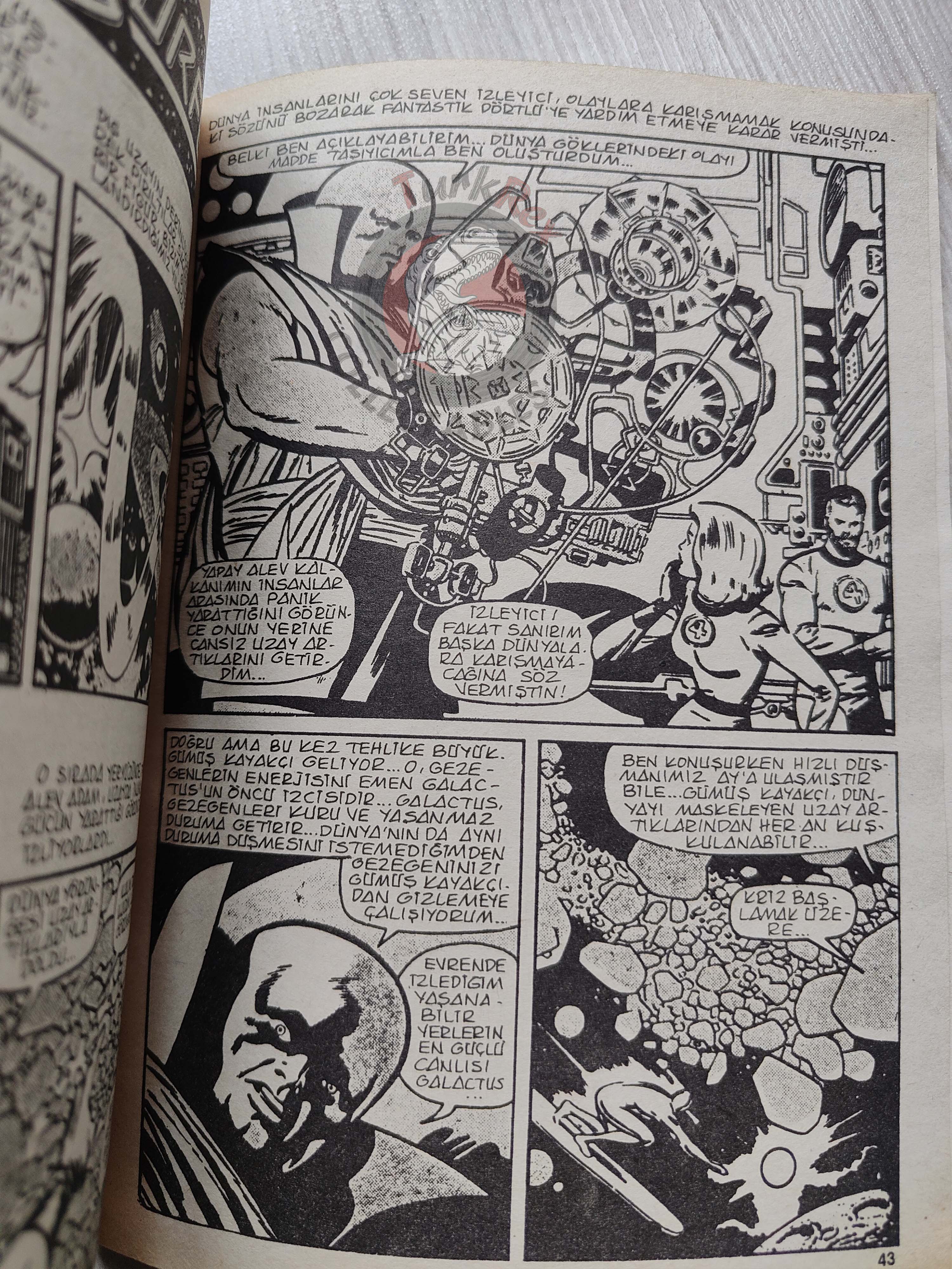 Silver Surfer #9 1988 Turkish Comic Turkey #17 #18 Fantasy Masterpieces #13 Fantastic Four #48