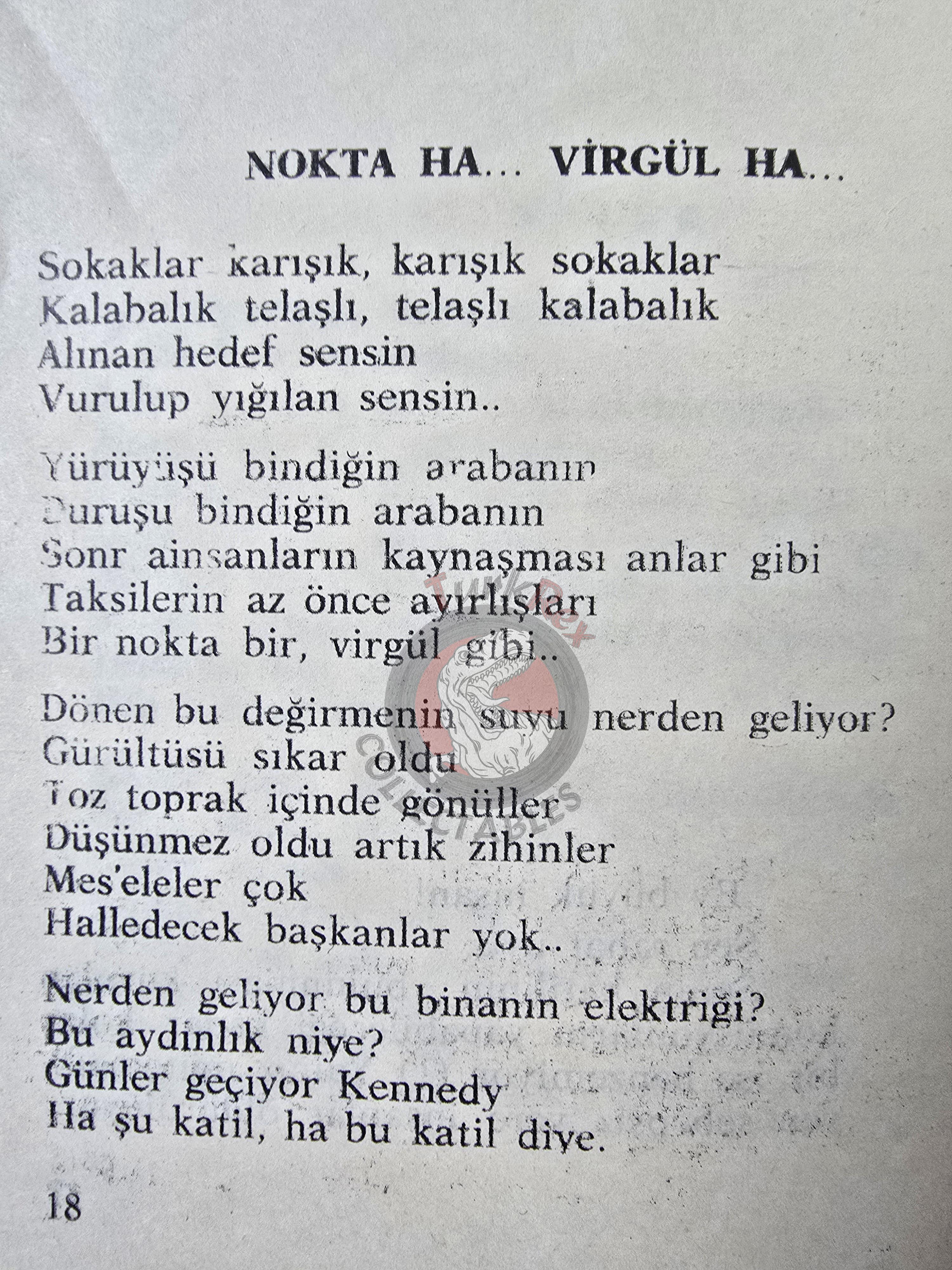 A Call to John F. Kennedy 1963 1st Turkish Book Turkey Signed