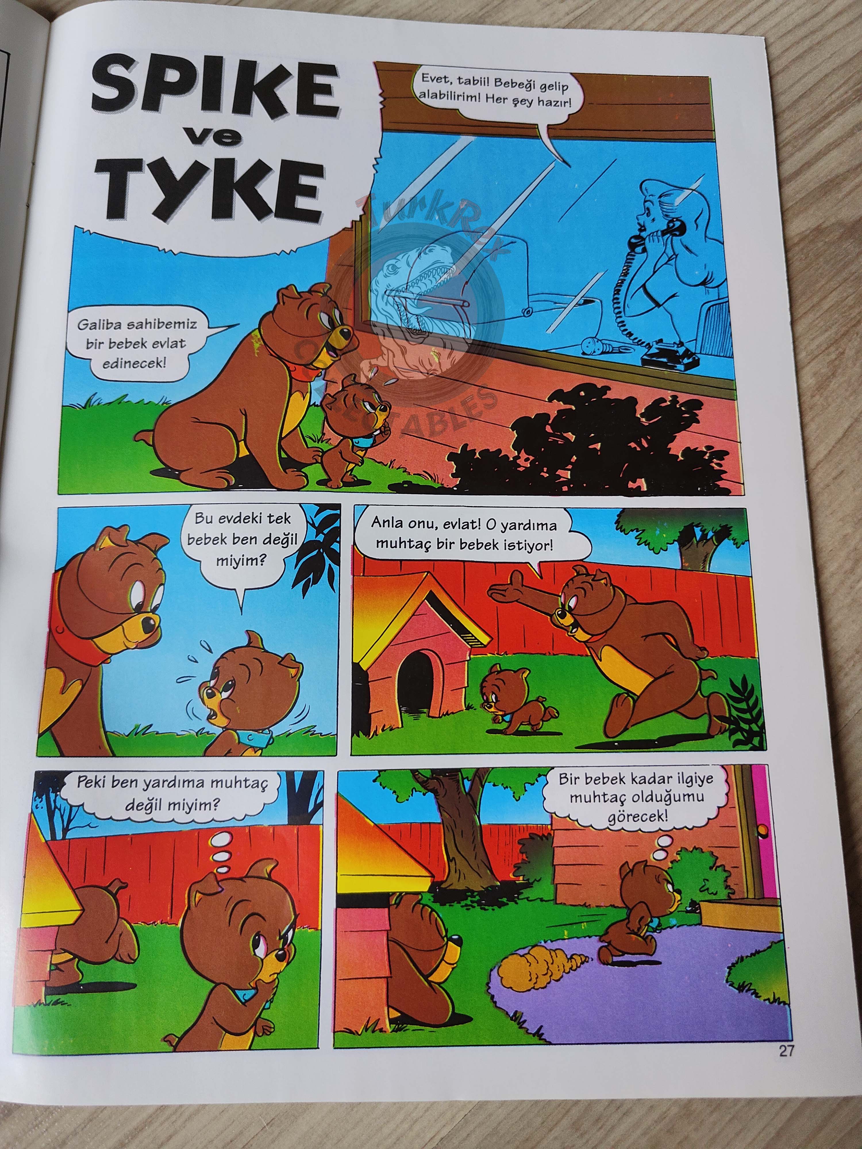 Tom & Jerry Magazine #8 1997 Turkish Comic Turkey Spike and Tyke
