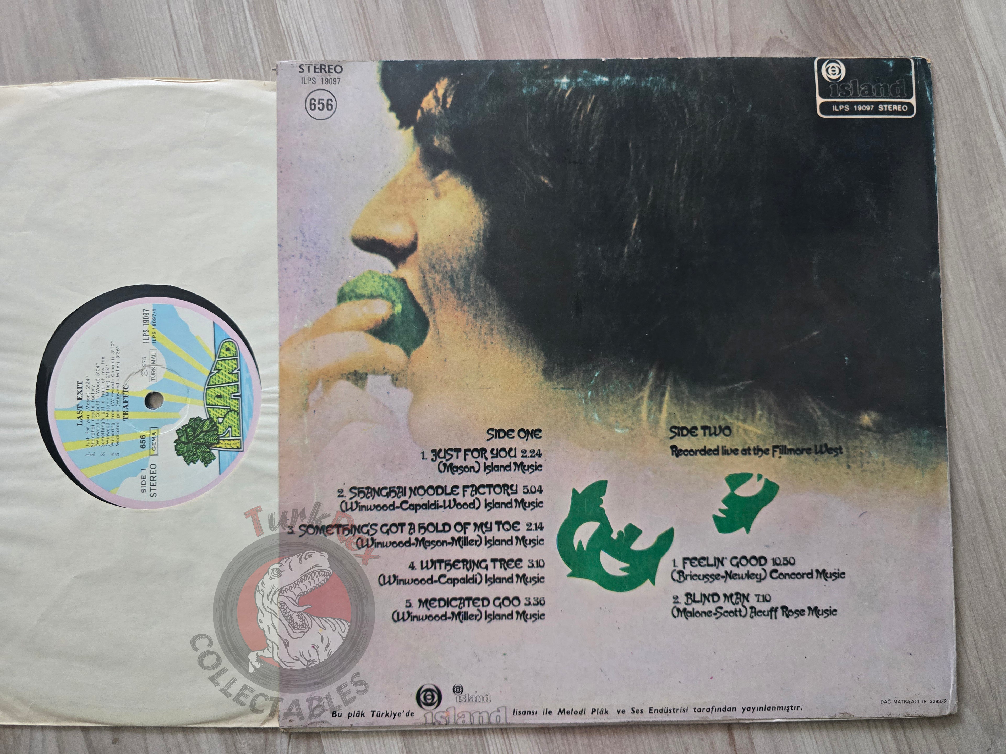 Traffic – Last Exit Turkish Pressing Vinyl Turkey Edition