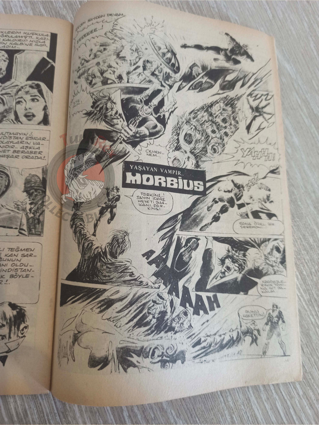 Vampirella #15 1977 Turkish Comic Turkey Warren Publishing cover Vampiress Carmilla #50 Morbius