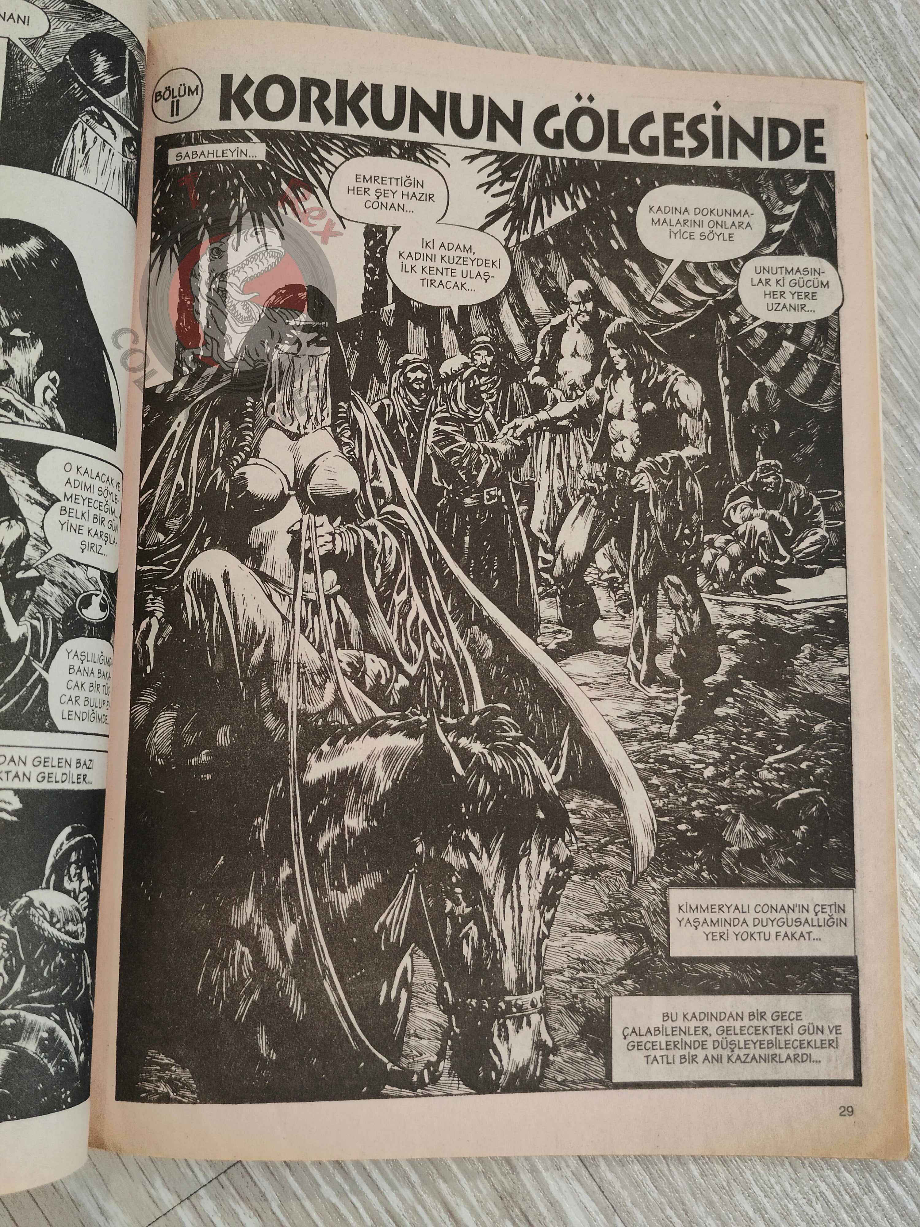 Conan #5 The Savage Sword of Conan #7 Turkish Comic Turkey