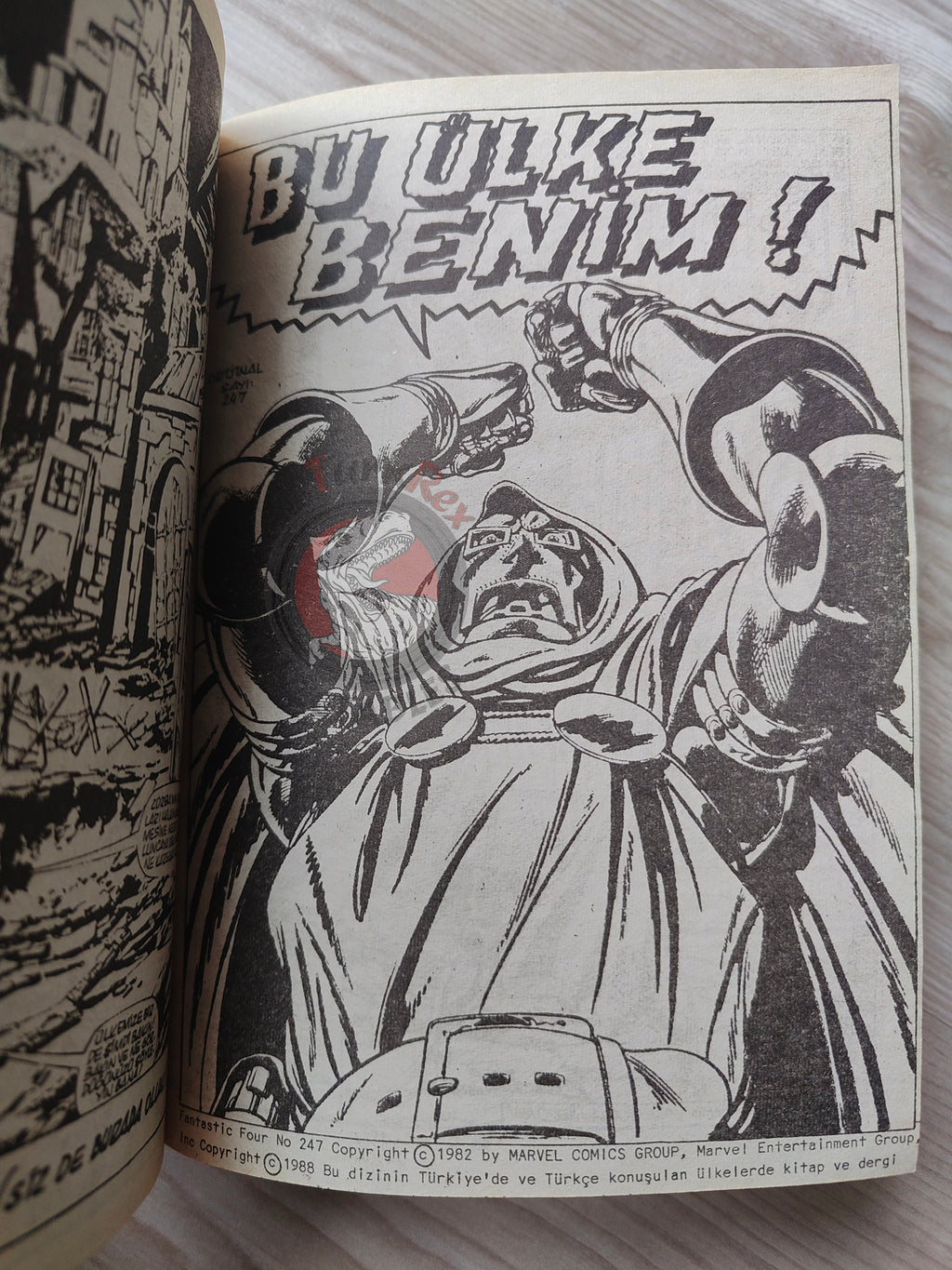 Fantastic Four Special Issue 1989 Turkish Comic Turkey #245 - #258