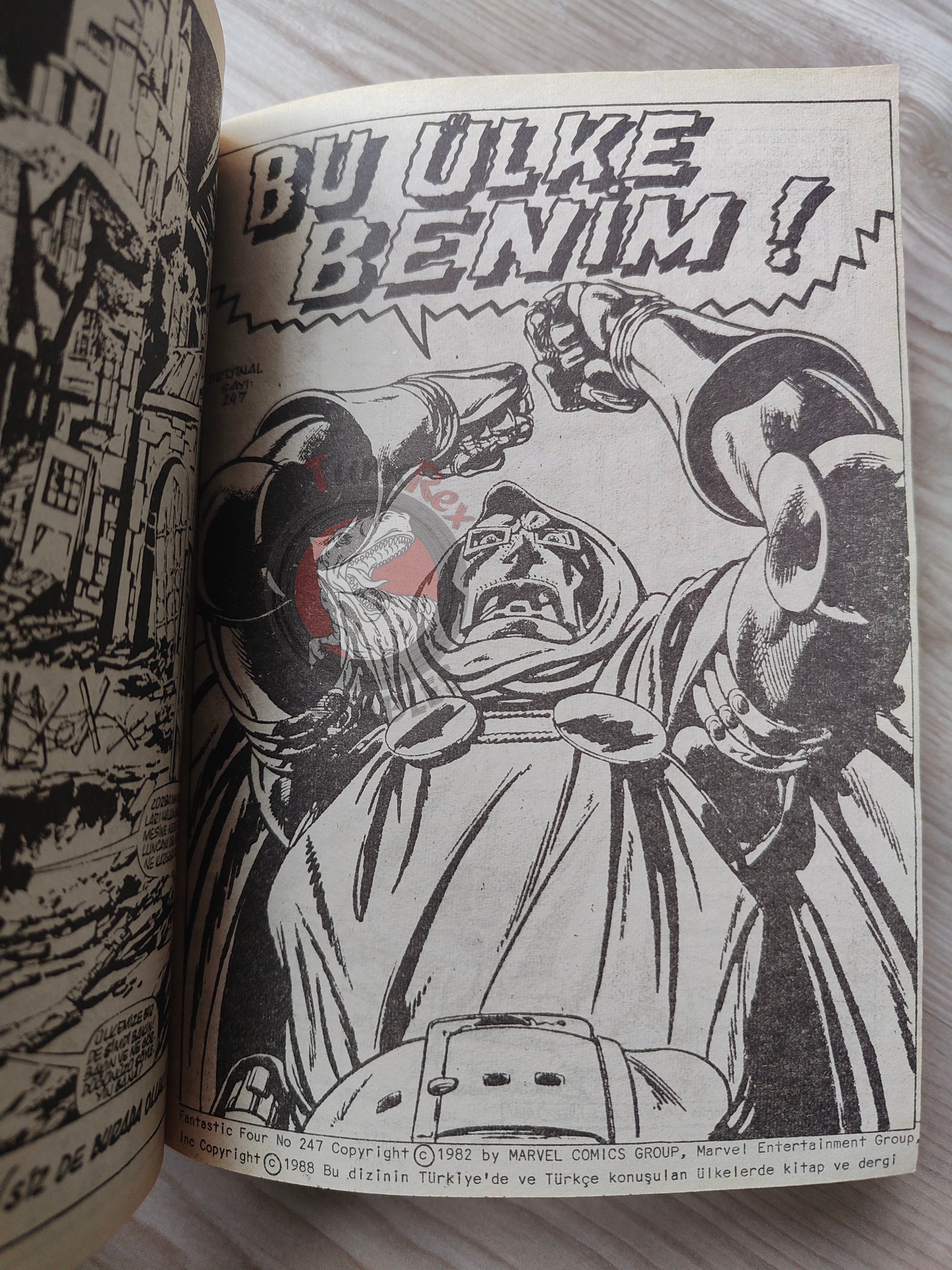 Fantastic Four Special Issue 1989 Turkish Comic Turkey #245 - #258