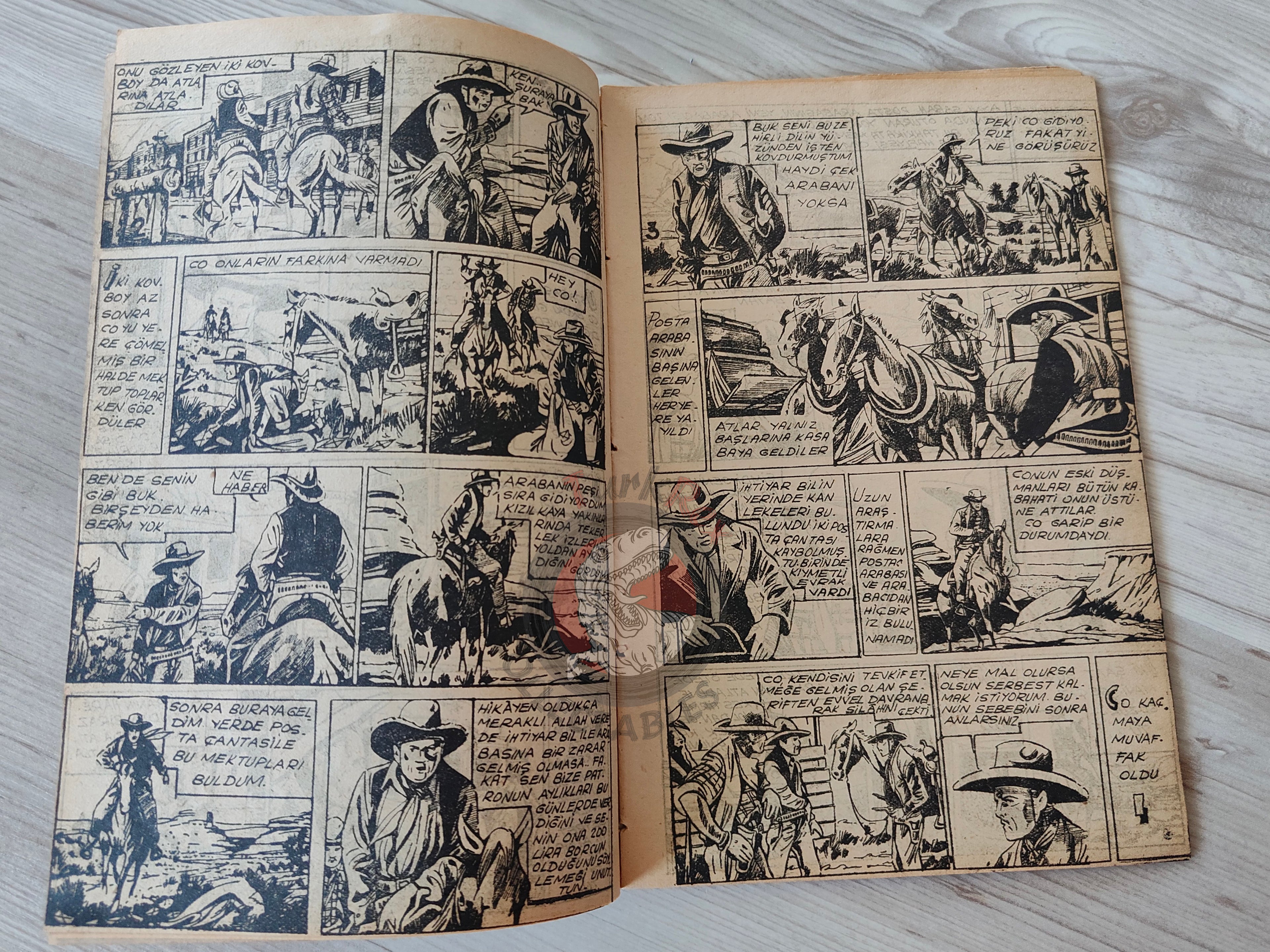 1001 Roman 1942 The Heroic Cavalryman Turkish Comic Mag Turkey