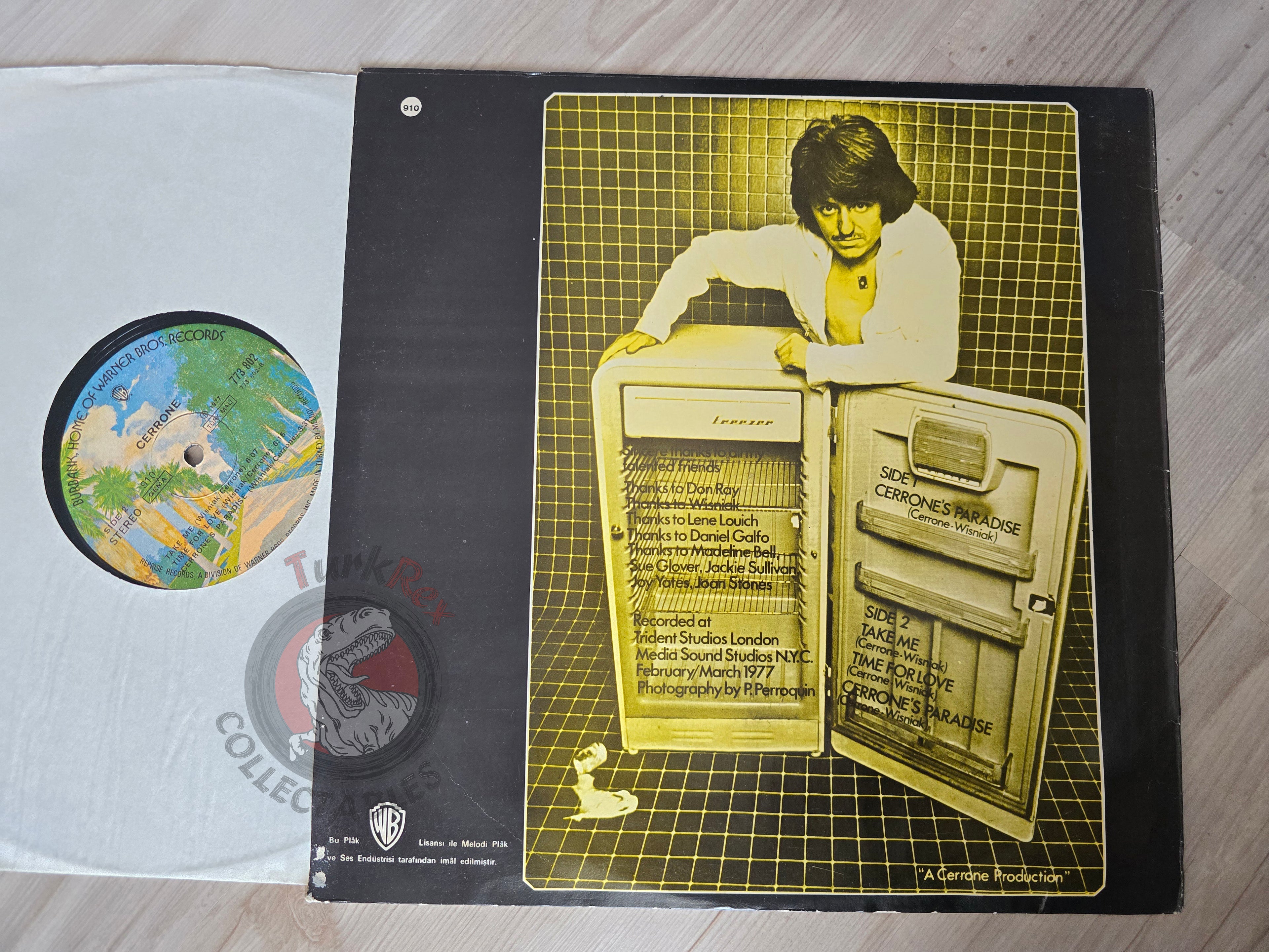 Cerrone – Cerrone's Paradise Turkish Pressing Vinyl Turkey Edition