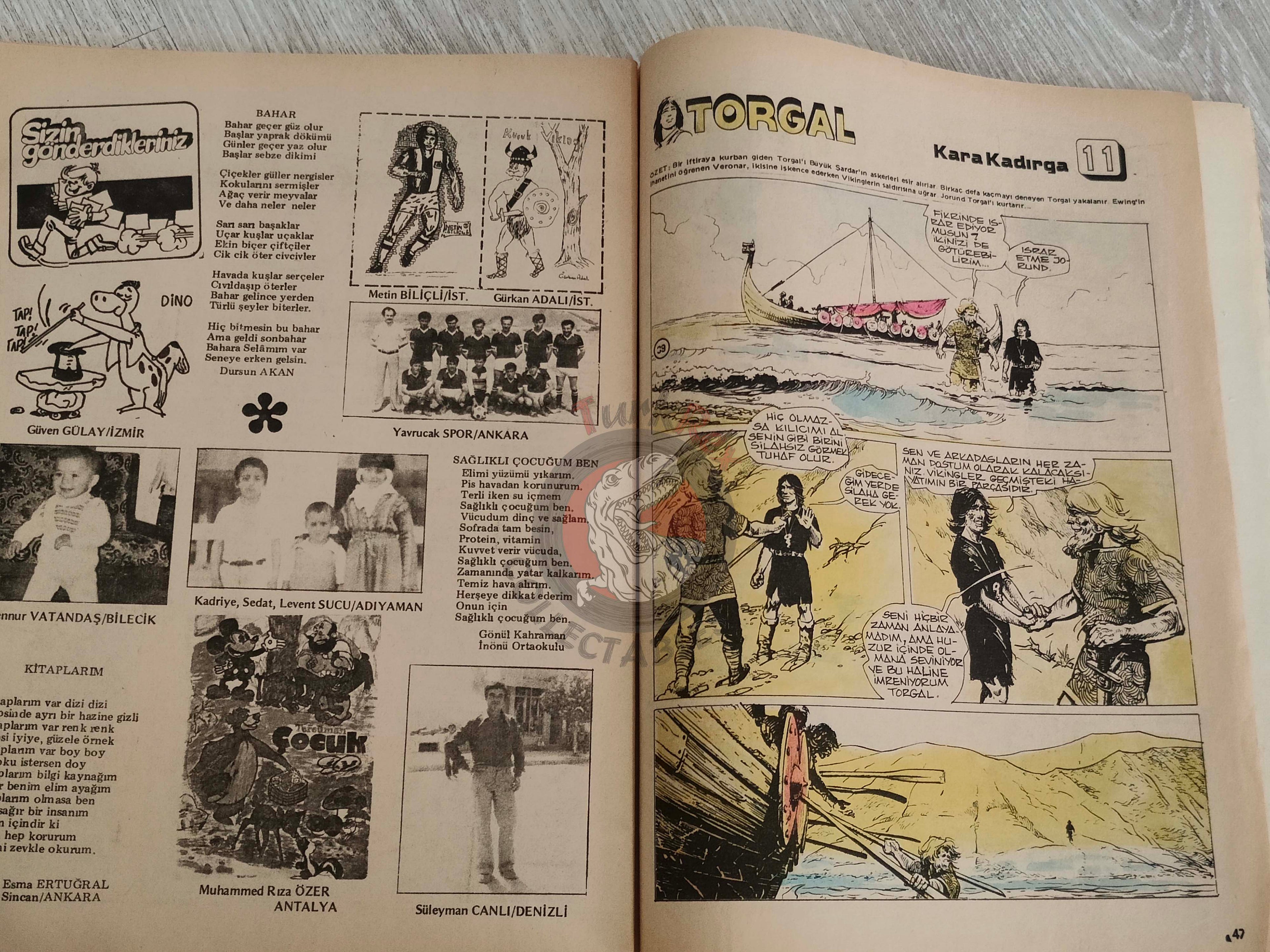Tercüman Çocuk #39 1982 Turkish Comic Turkey Superman Star Wars #28 The Flintstones Thorgal Larry Yuma