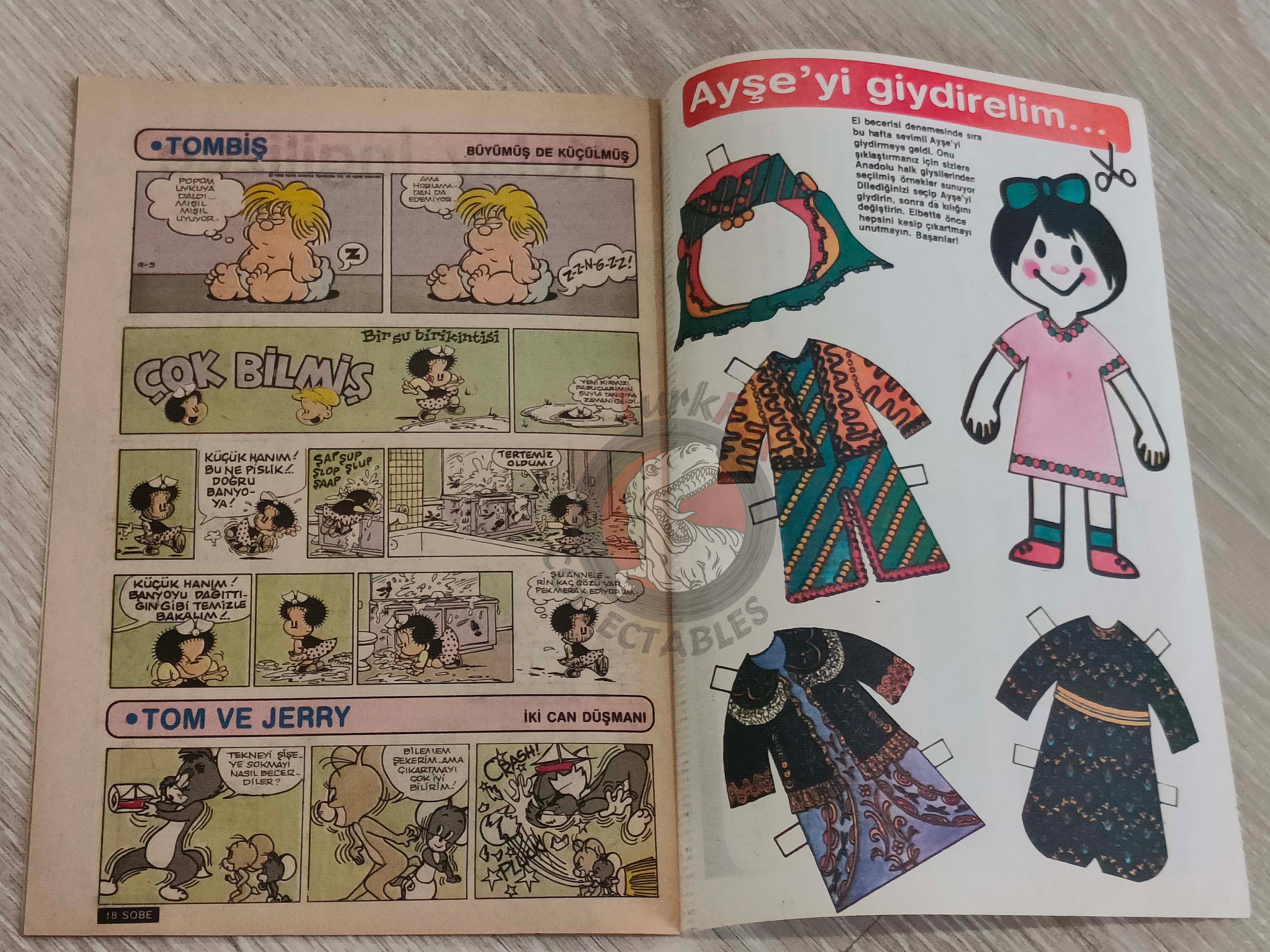 Sobe #2 He-Man Masters of the Universe 1990 Turkish Comic Turkey  Sesame Street Conan