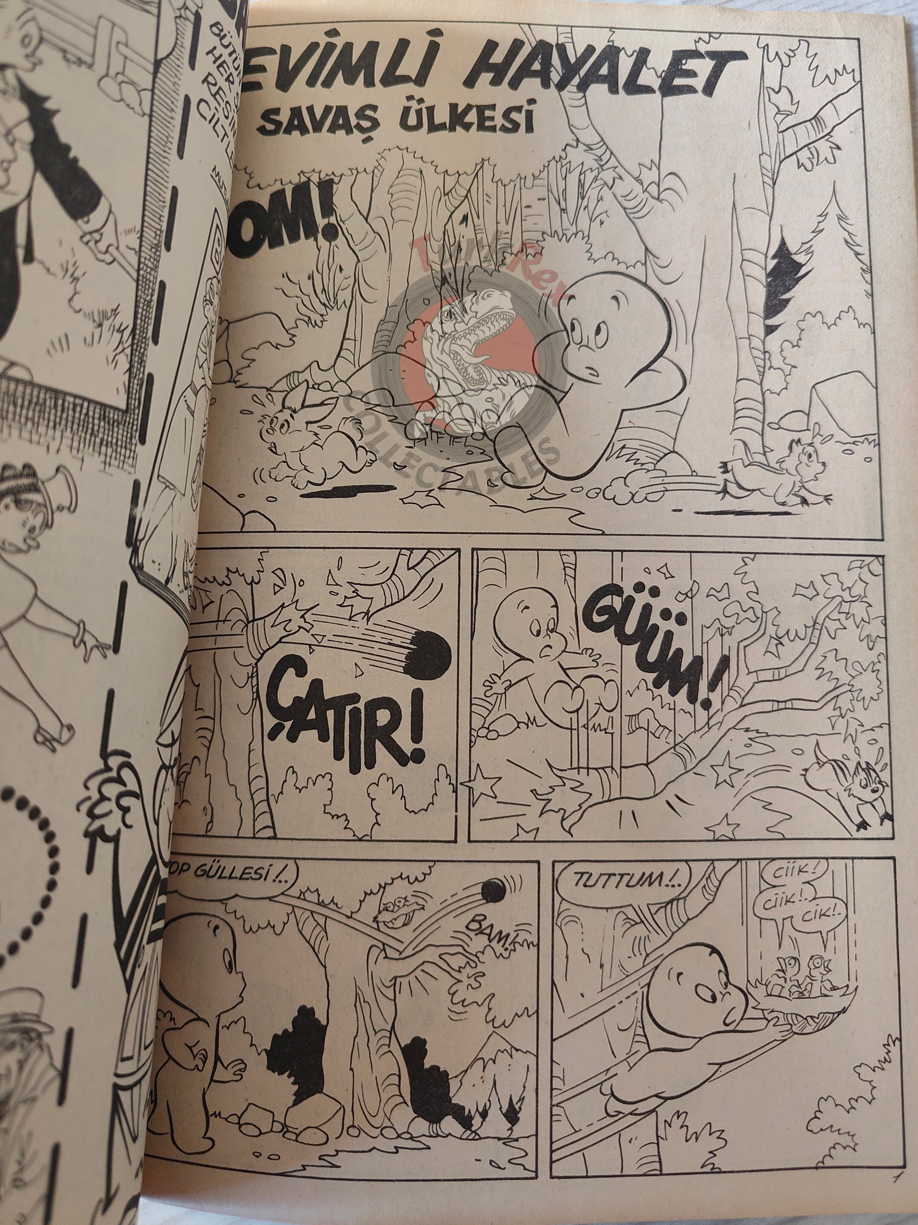Casper the Friendly Ghost –  Altın Seri #6 80s Turkish Comic Turkey