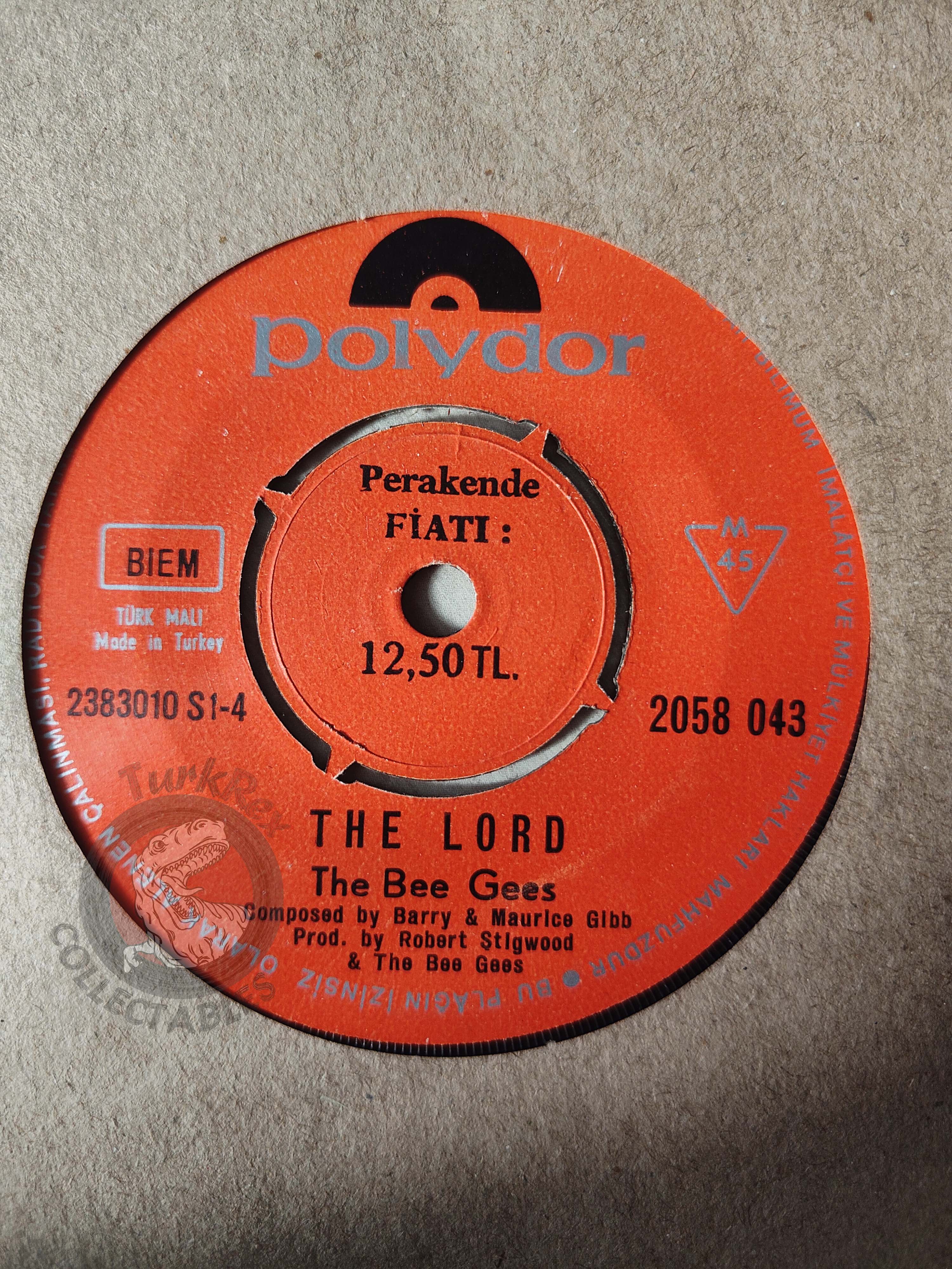 The Bee Gees – Don't Forget to Remember 7" Turkish Pressing Vinyl Turkey Edition
