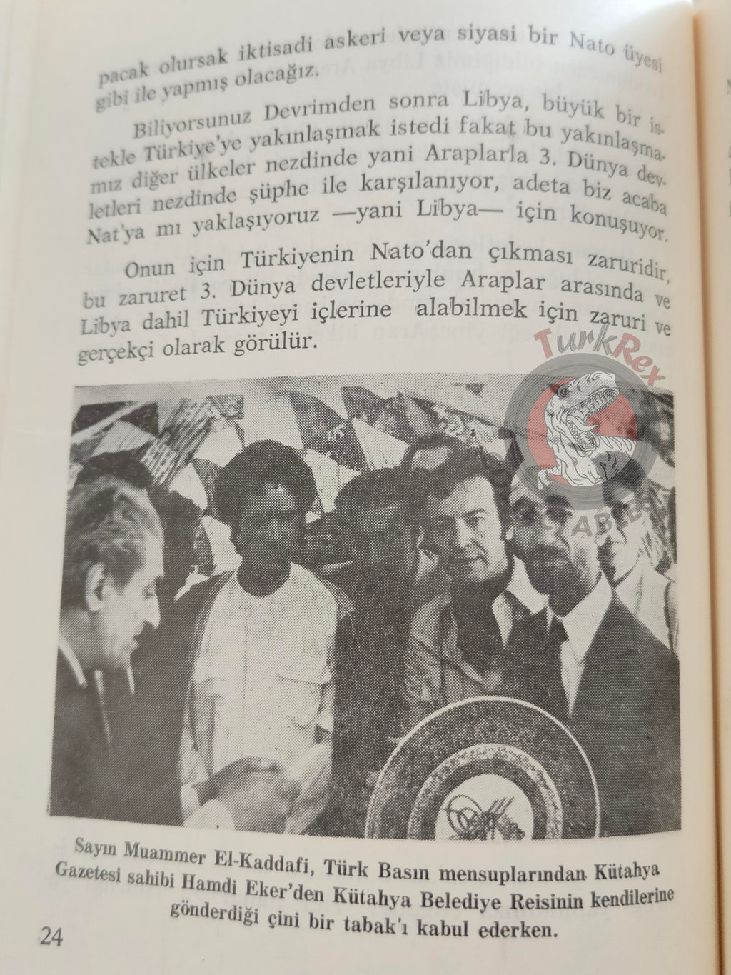 Muammer Kaddafi Libya Propaganda 1978 Turkish Book Turkey Gaddafi Interviews