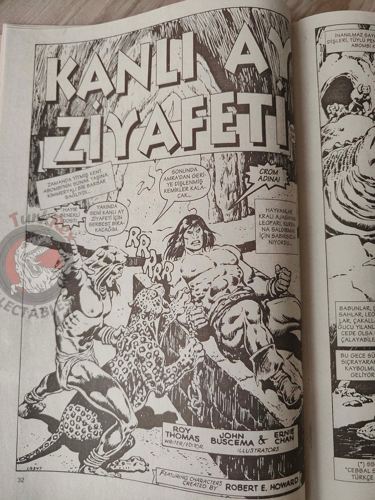 Conan The Barbarian #11 2001 Turkish Comic Turkey #96 #97 #98