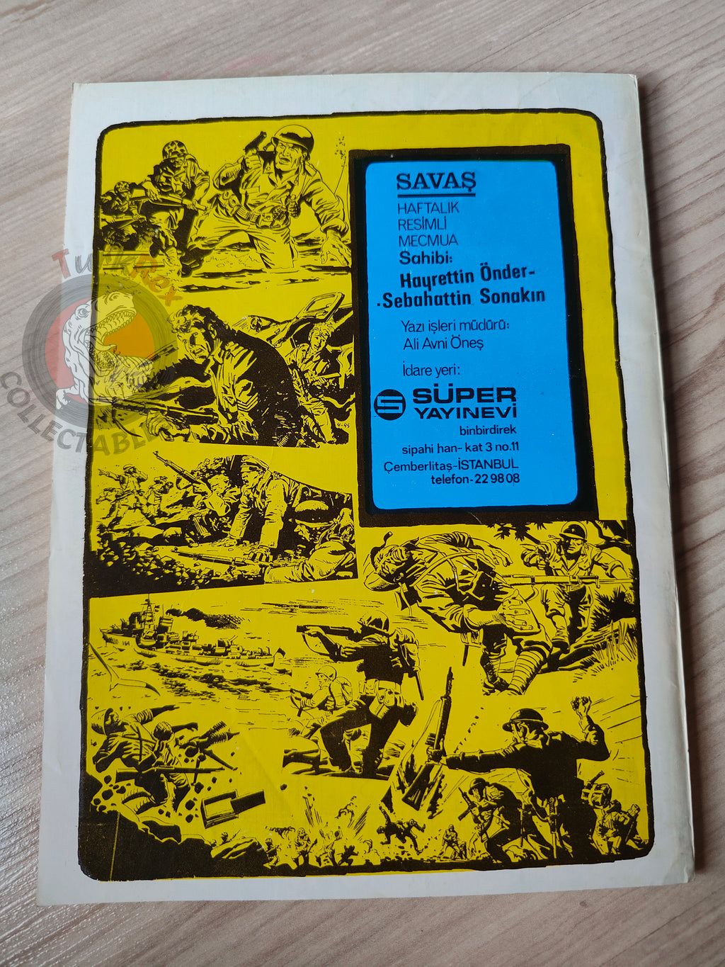 War Picture Library #5 1981 Turkish Comic Turkey WW2 stories