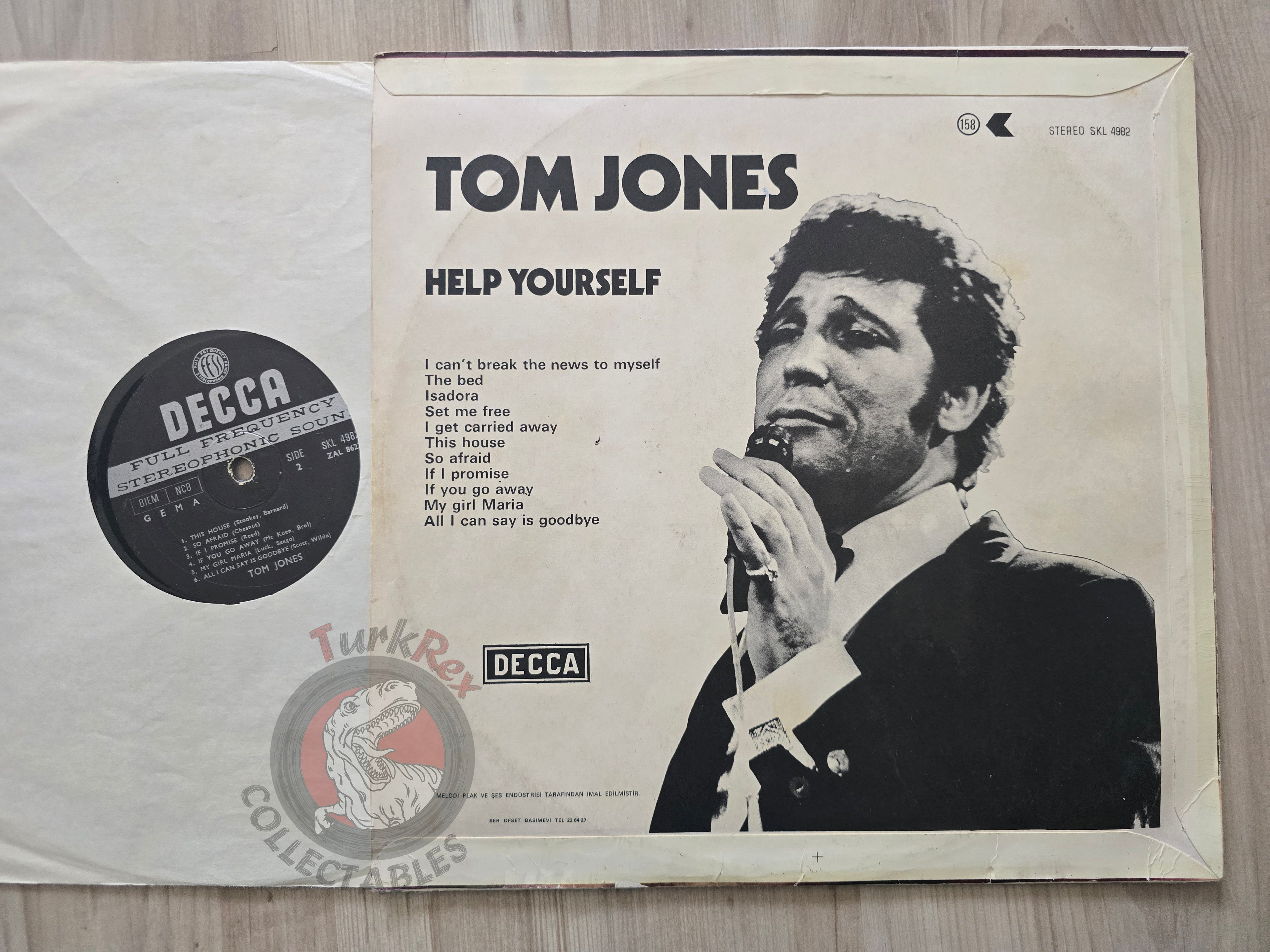 Tom Jones – Help Yourself Turkish Pressing Vinyl Turkey Edition 2