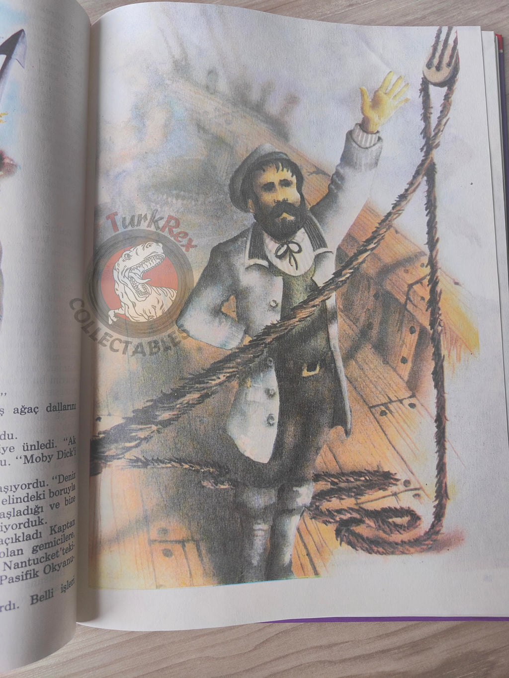 Herman Melville – Moby Dick 1983 HC Turkish Book Turkey Illustrated