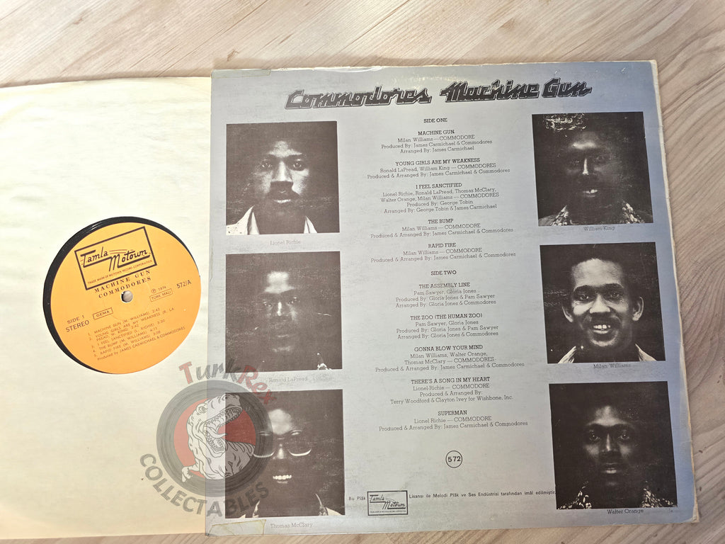 Commodores – Machine Gun  Turkish Pressing Vinyl Turkey Edition