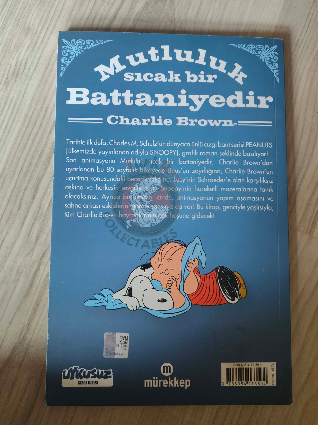 Snoopy Happiness Is a Warm Blanket Charlie Brown Turkish Comic Turkey Schulz
