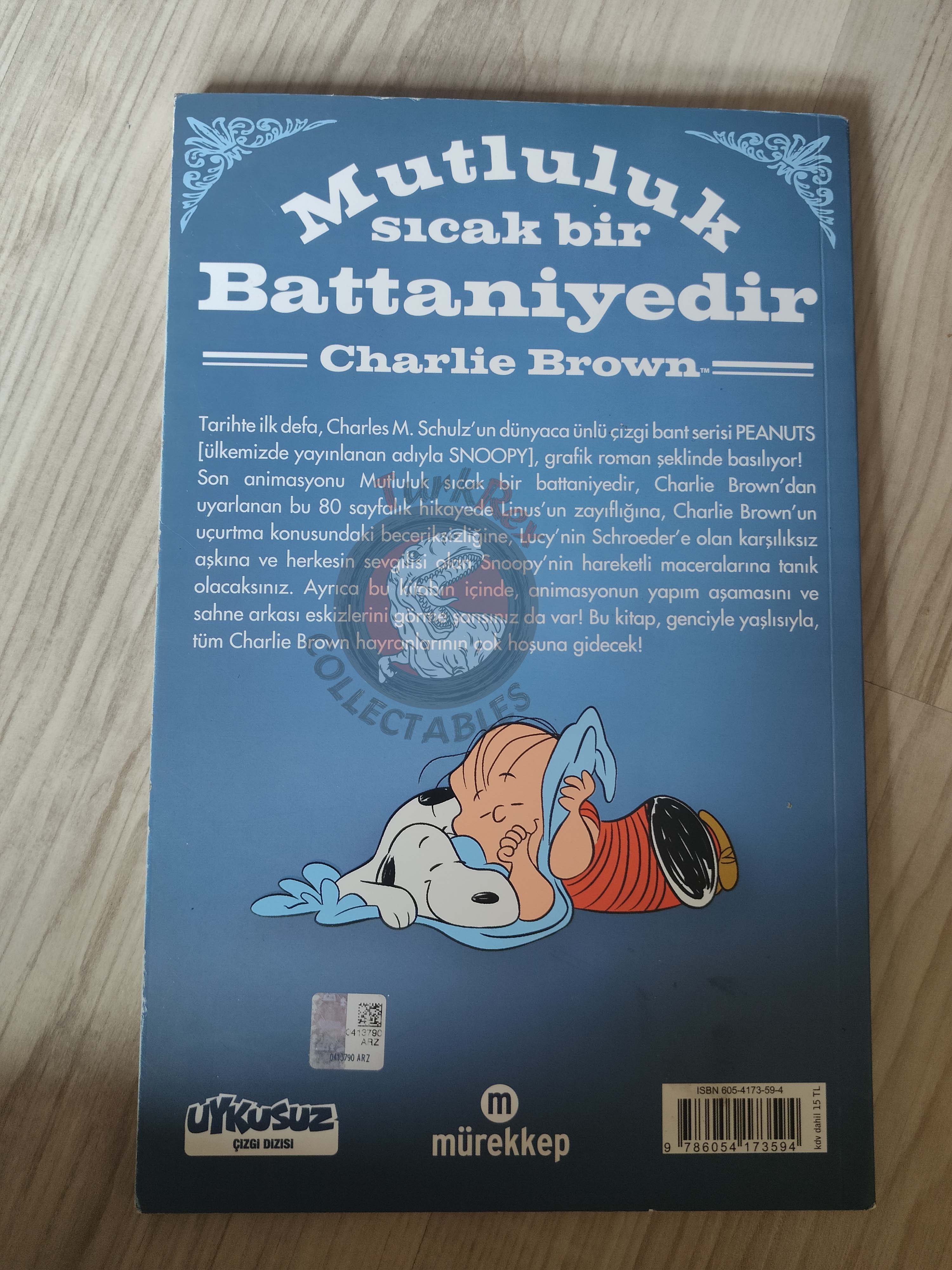 Snoopy Happiness Is a Warm Blanket Charlie Brown Turkish Comic Turkey Schulz