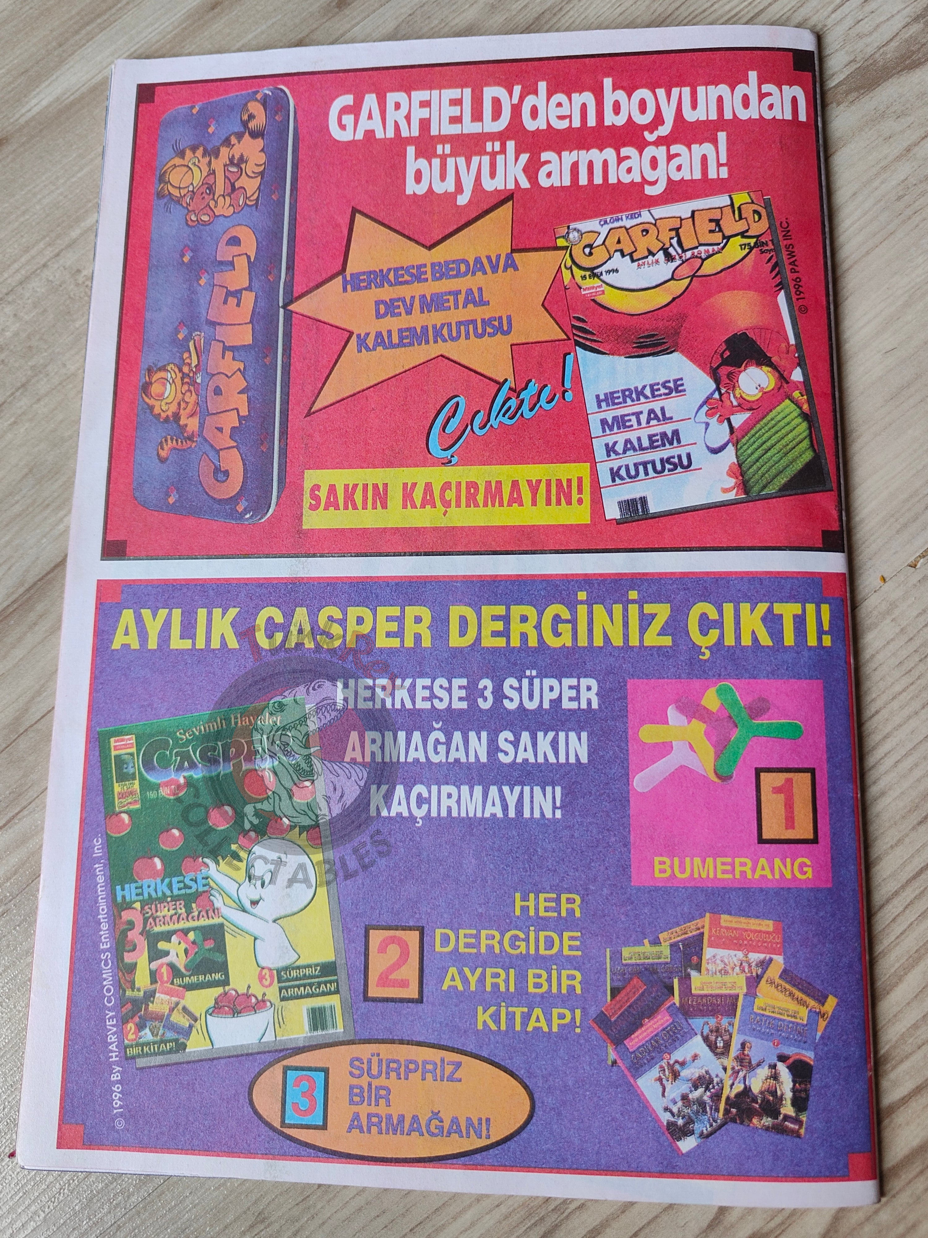 Casper the Friendly Ghost – Issue #5 1996 Turkish Comic Turkey