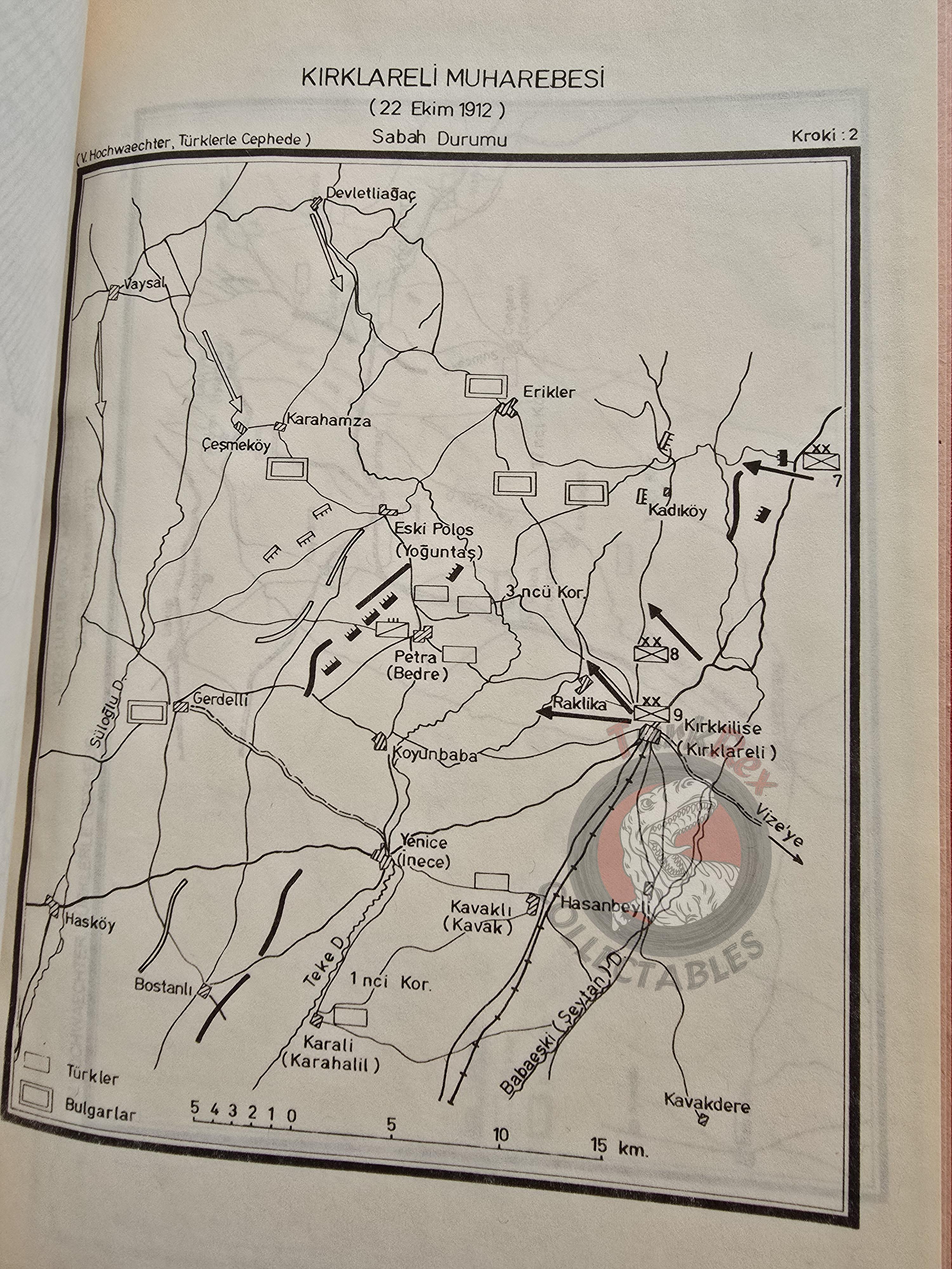 G. v. Hochwaechter – With the Turks at the Front 1979 Turkish Book Military Ottoman Empire Maps