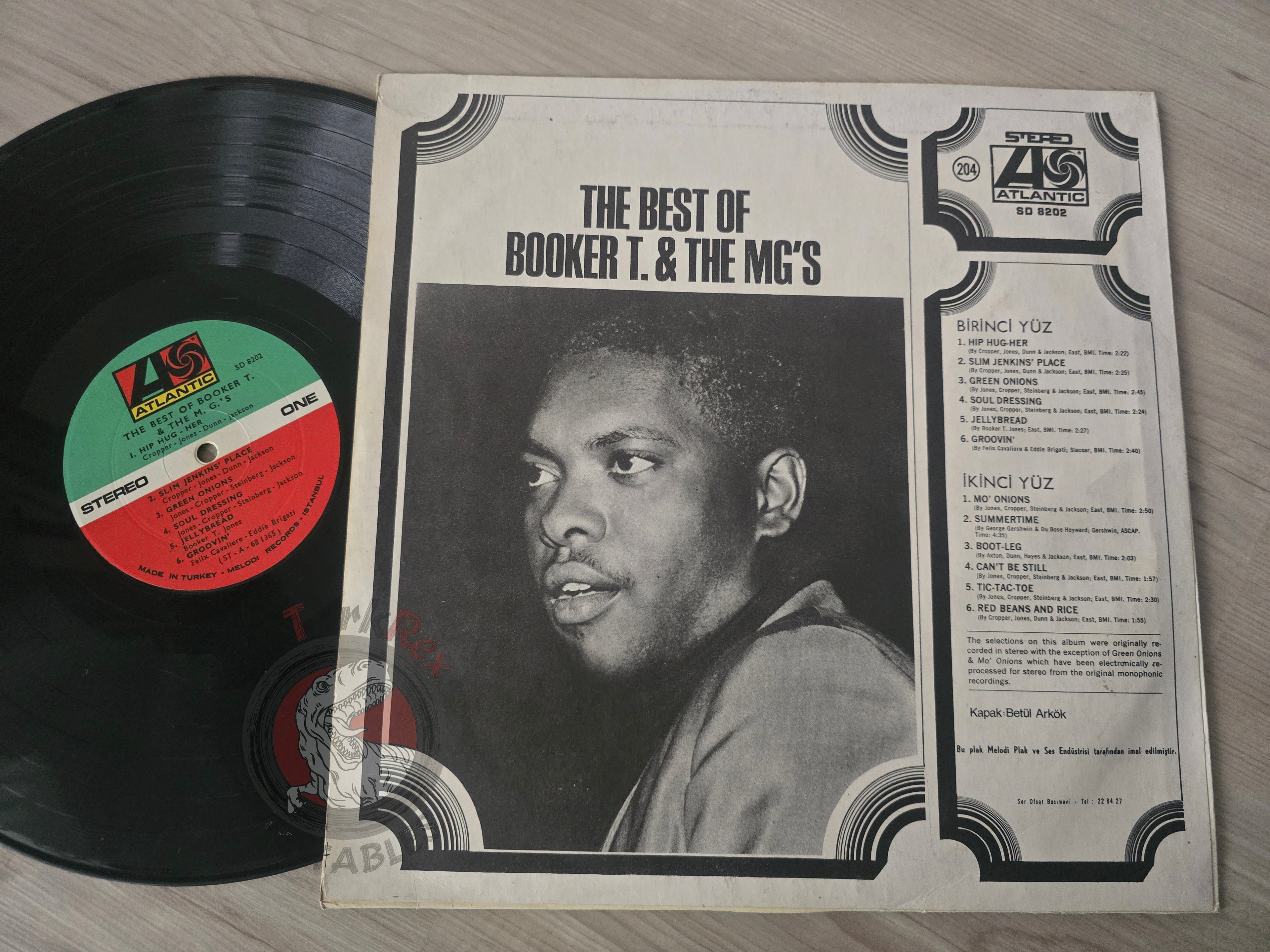 Booker T. & The MG's – The Best Of Booker T. & The MG's Turkish Pressing Vinyl Turkey Edition