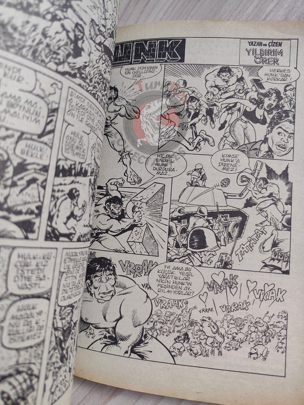 Hulk #7 1988 Turkish Comic Turkey cover #21  #134