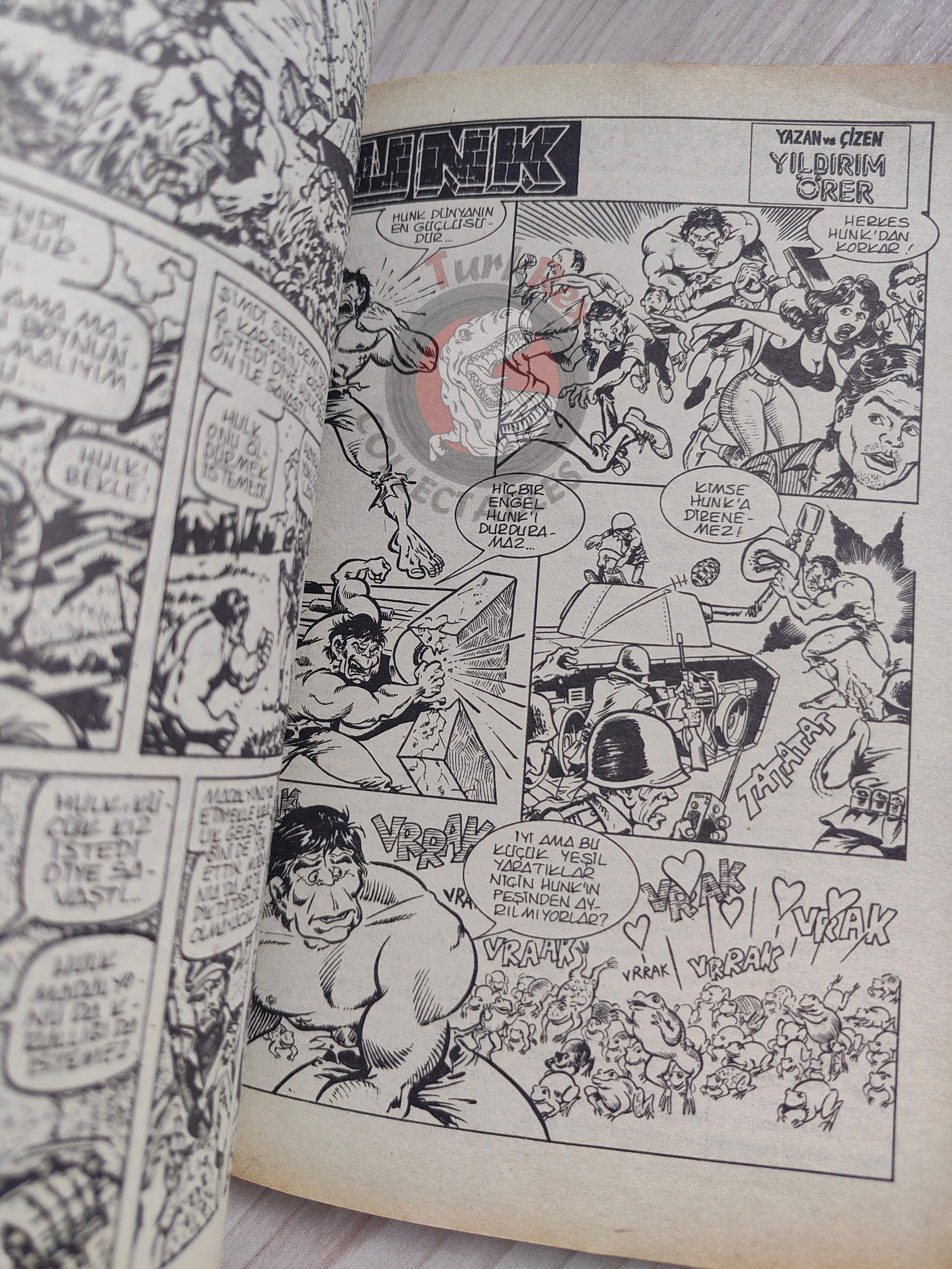 Hulk #7 1988 Turkish Comic Turkey cover #21  #134