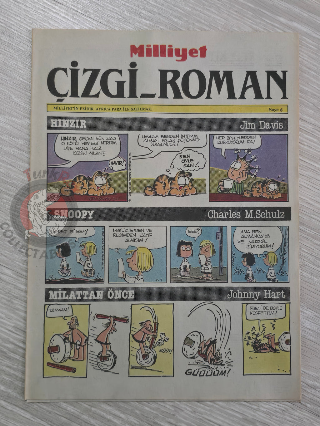 Milliyet Çizgi Roman #6 1988 Turkish Comic Turkey Belle Star Mr. Abernathy Green Force Five