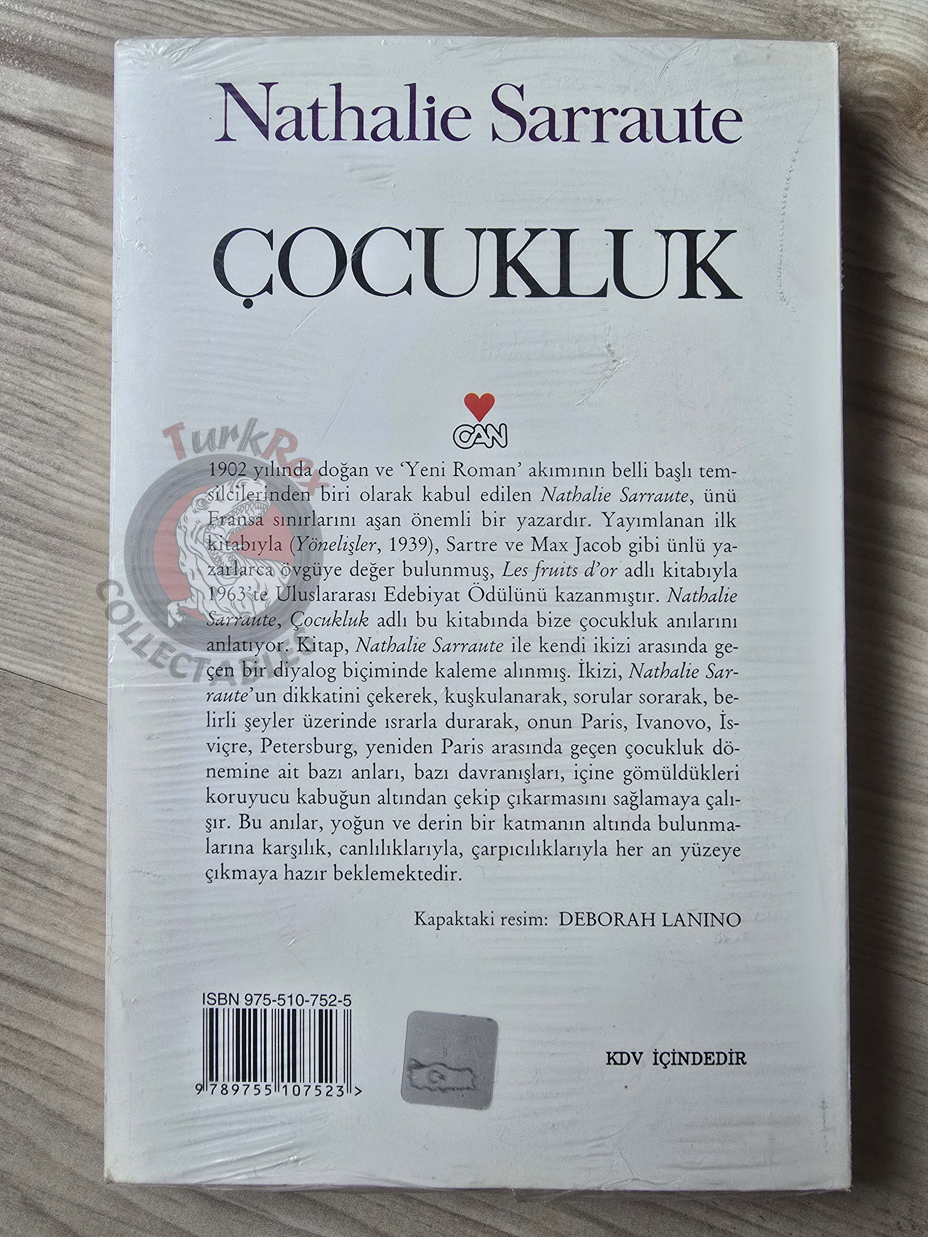Nathalie Sarraute – Childhood Turkish Book Turkey