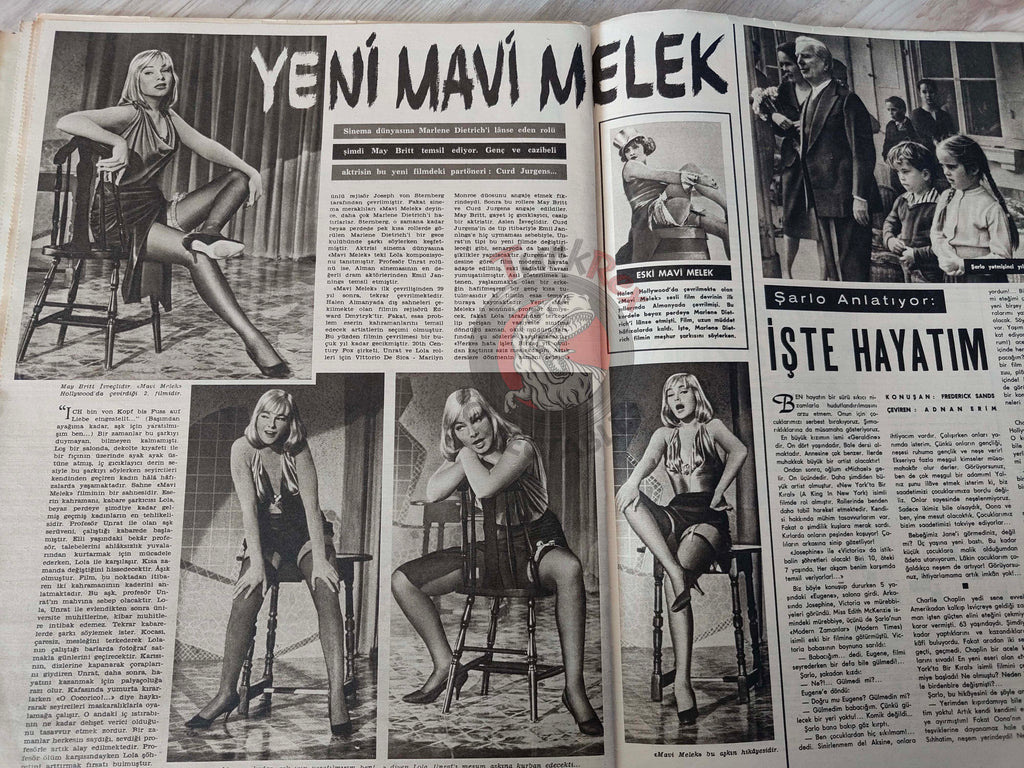 Hayat 1959 Brigitte Bardot Turkish Mag Turkey Japan Crown Prince Akihito and Michiko May Britt