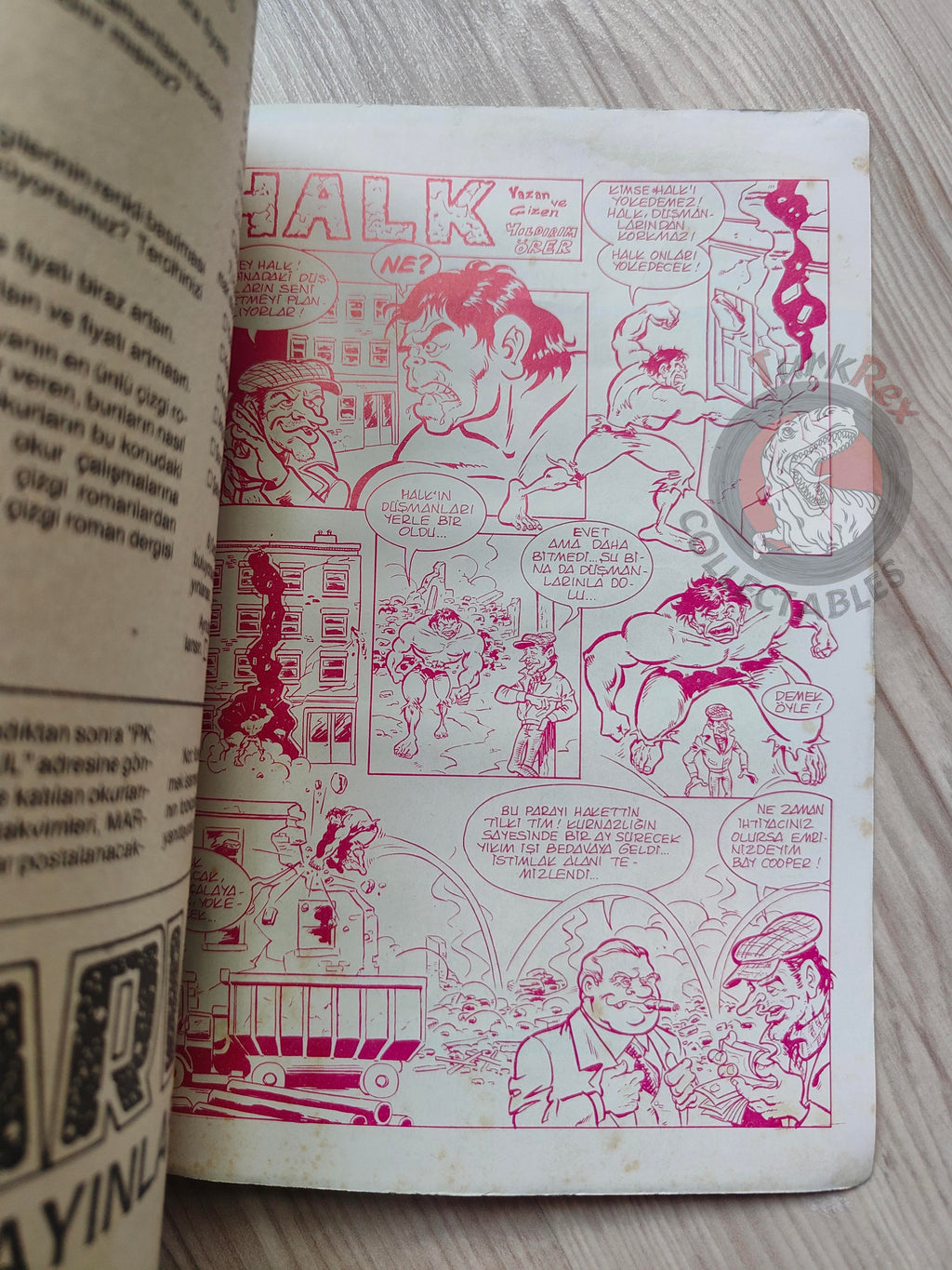 Hulk #3 1987 Turkish Comic Turkey cover #23