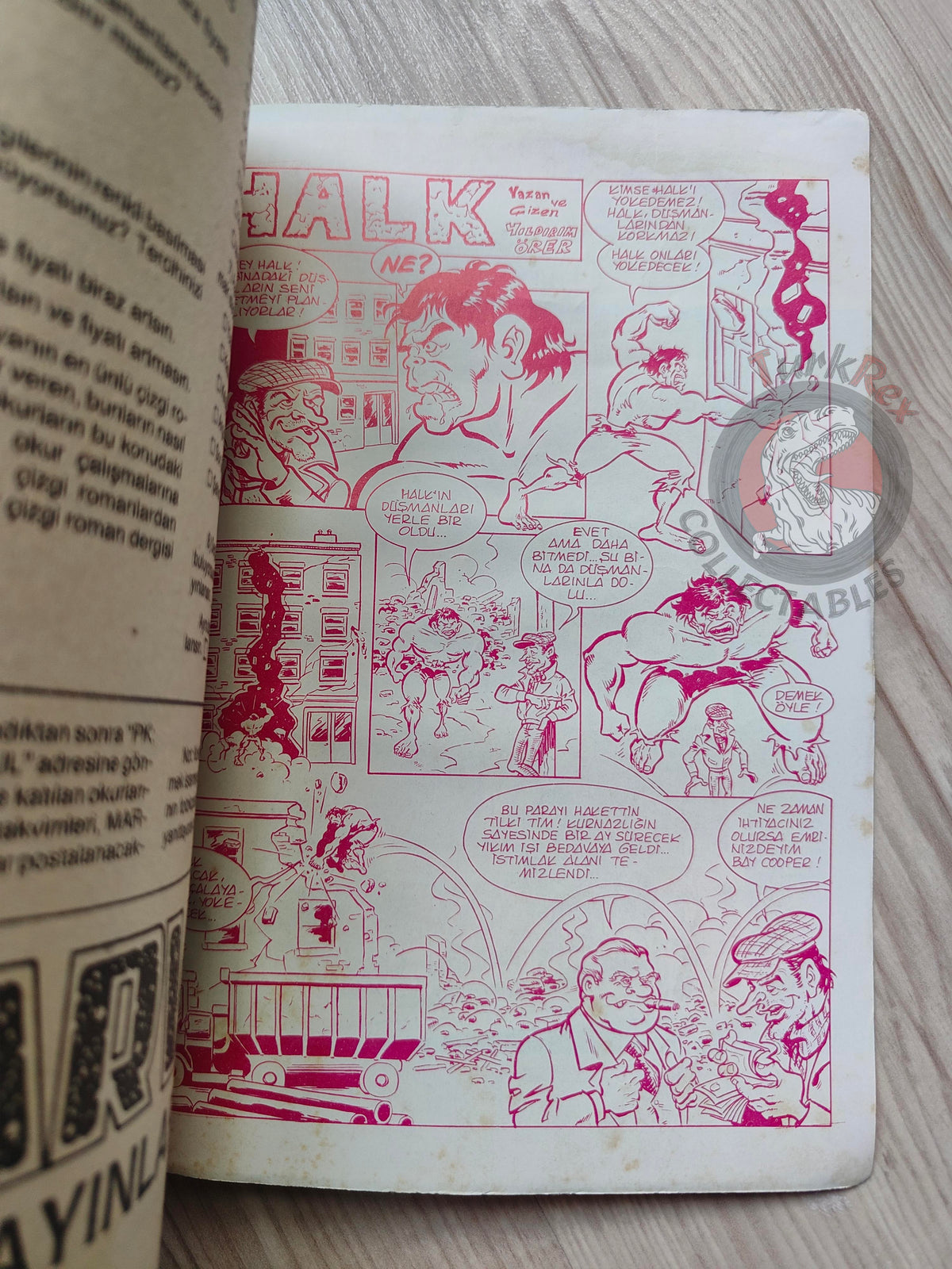Hulk #3 1987 Turkish Comic Turkey cover #23