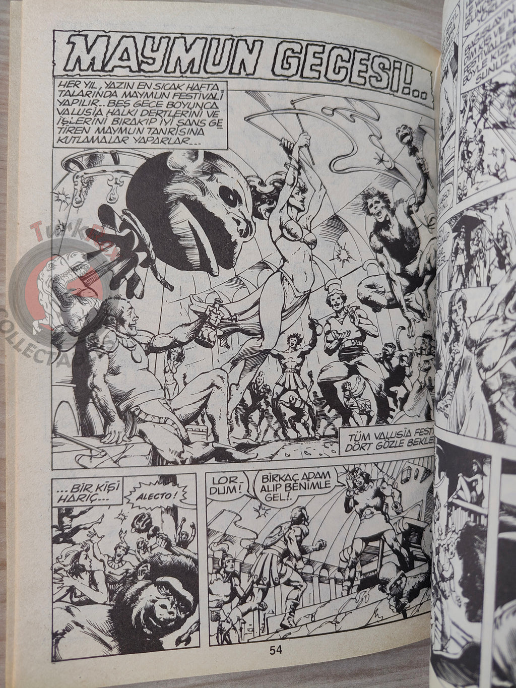 Conan ve Barbarlar #4 1994 Red Sonja & King Kull Turkish Comic Turkey