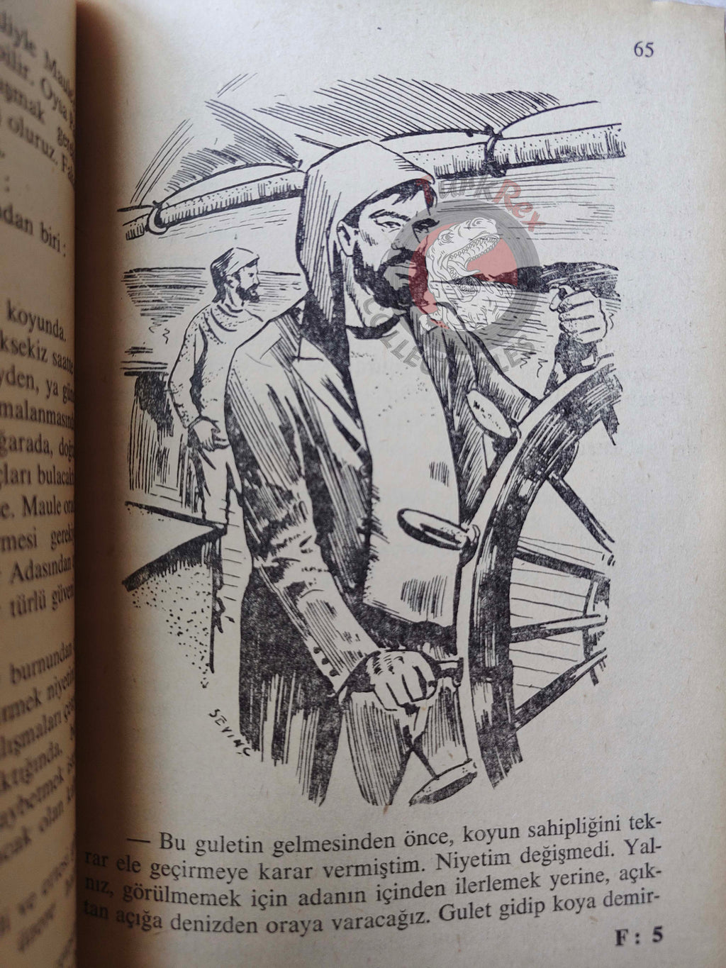 Jules Verne – The Lighthouse at the End of the World 1967 Turkish Book Turkey Illustrated