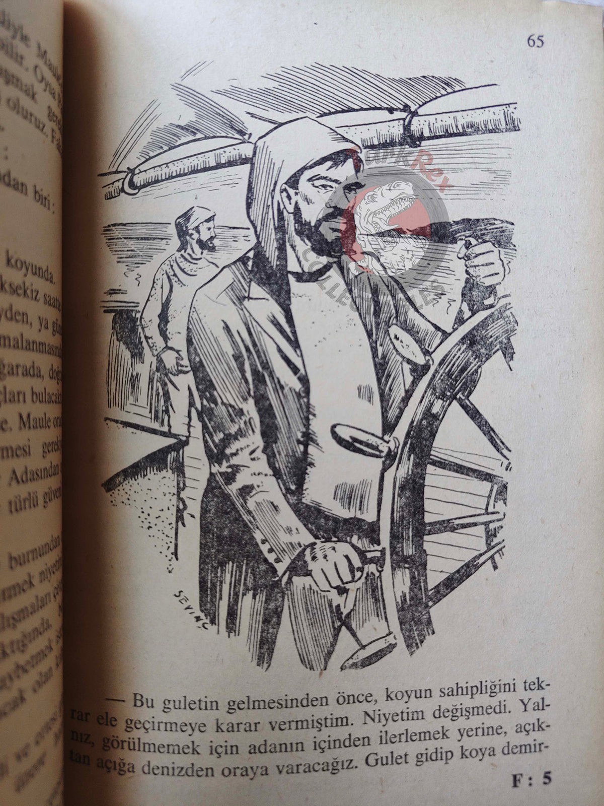 Jules Verne – The Lighthouse at the End of the World 1967 Turkish Book Turkey Illustrated