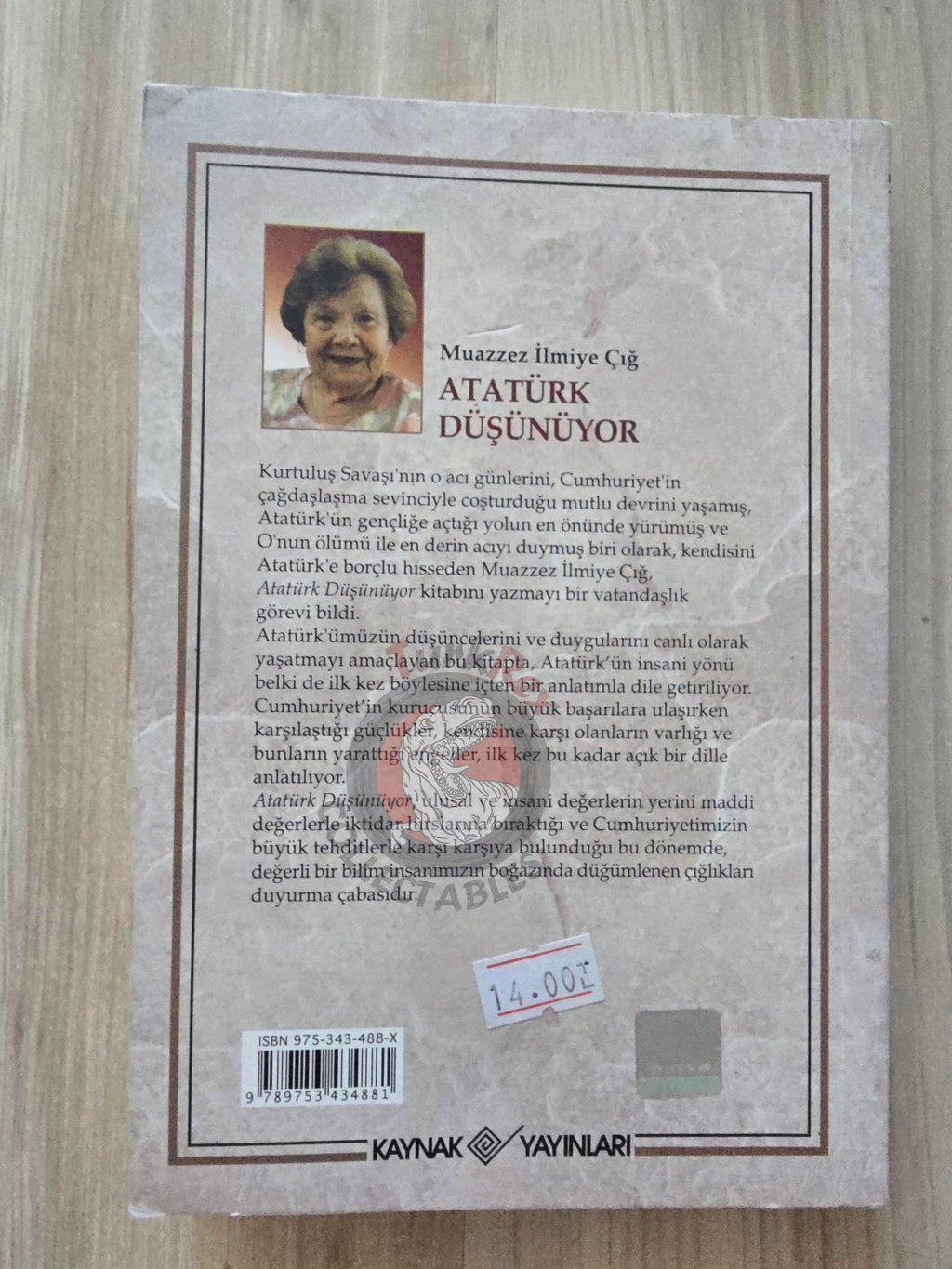 Muazzez İlmiye Çığ – Atatürk's Thoughts 2007 Turkish Book Turkey Ataturk