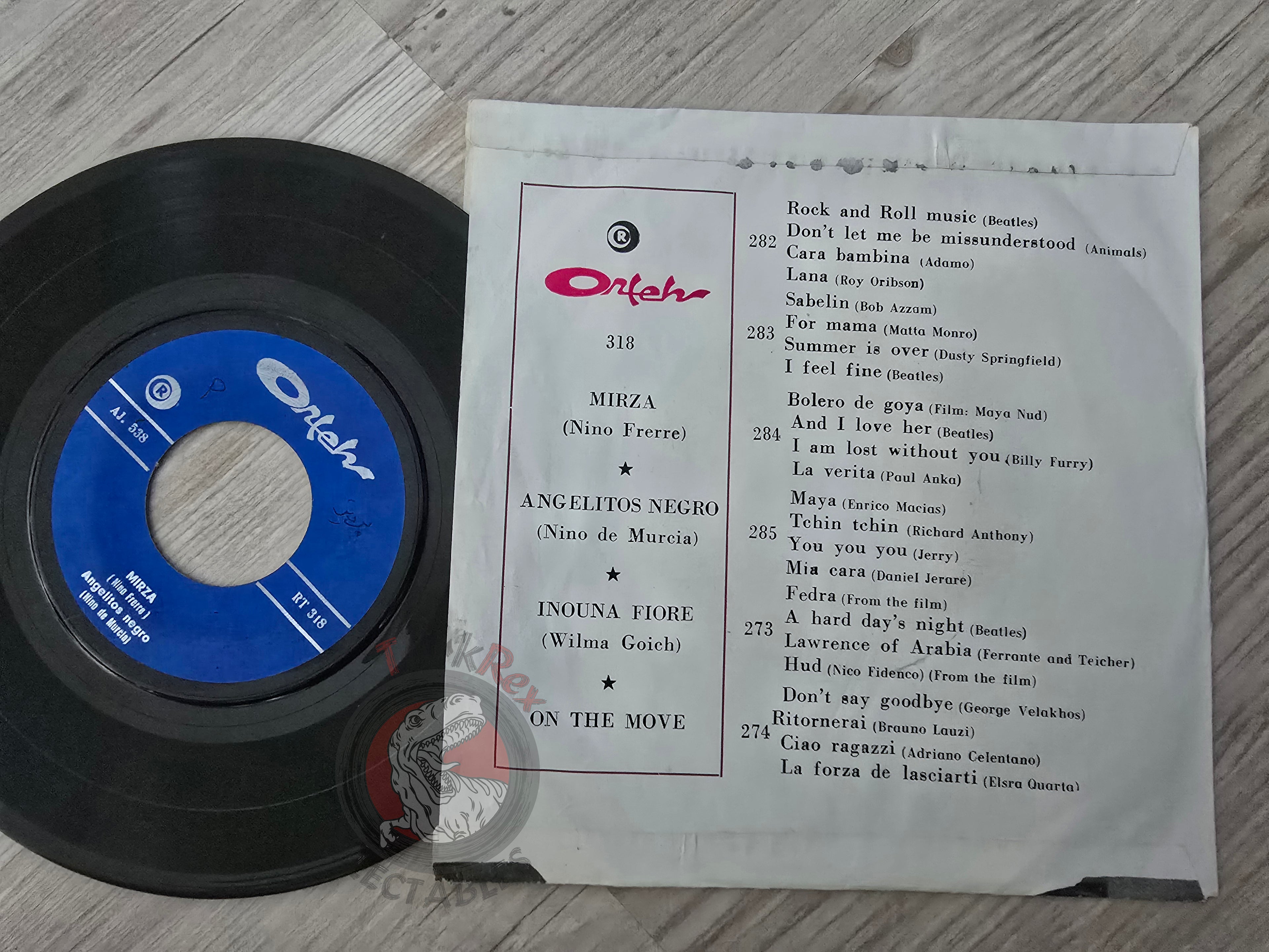 Nino Ferrer / Wilma Goich / Nino De Murcia  7" Iran Pressing Vinyl Iranian Edition 2