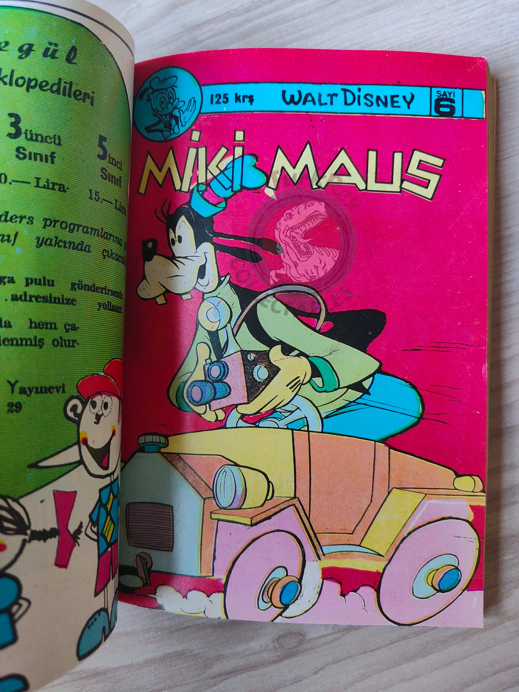 Mickey Mouse Mag Volume #2 1970 Turkish Comic Turkey Walt Disney Donald Duck