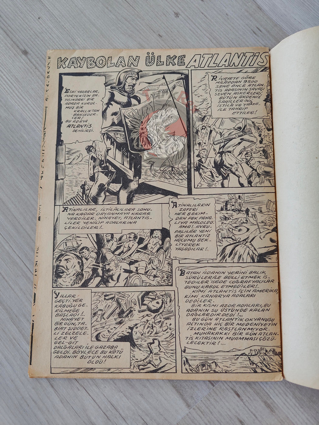 1001 Özel #119 1954 Tarzan and the Veiled Man Turkish Comic Mag Turkey