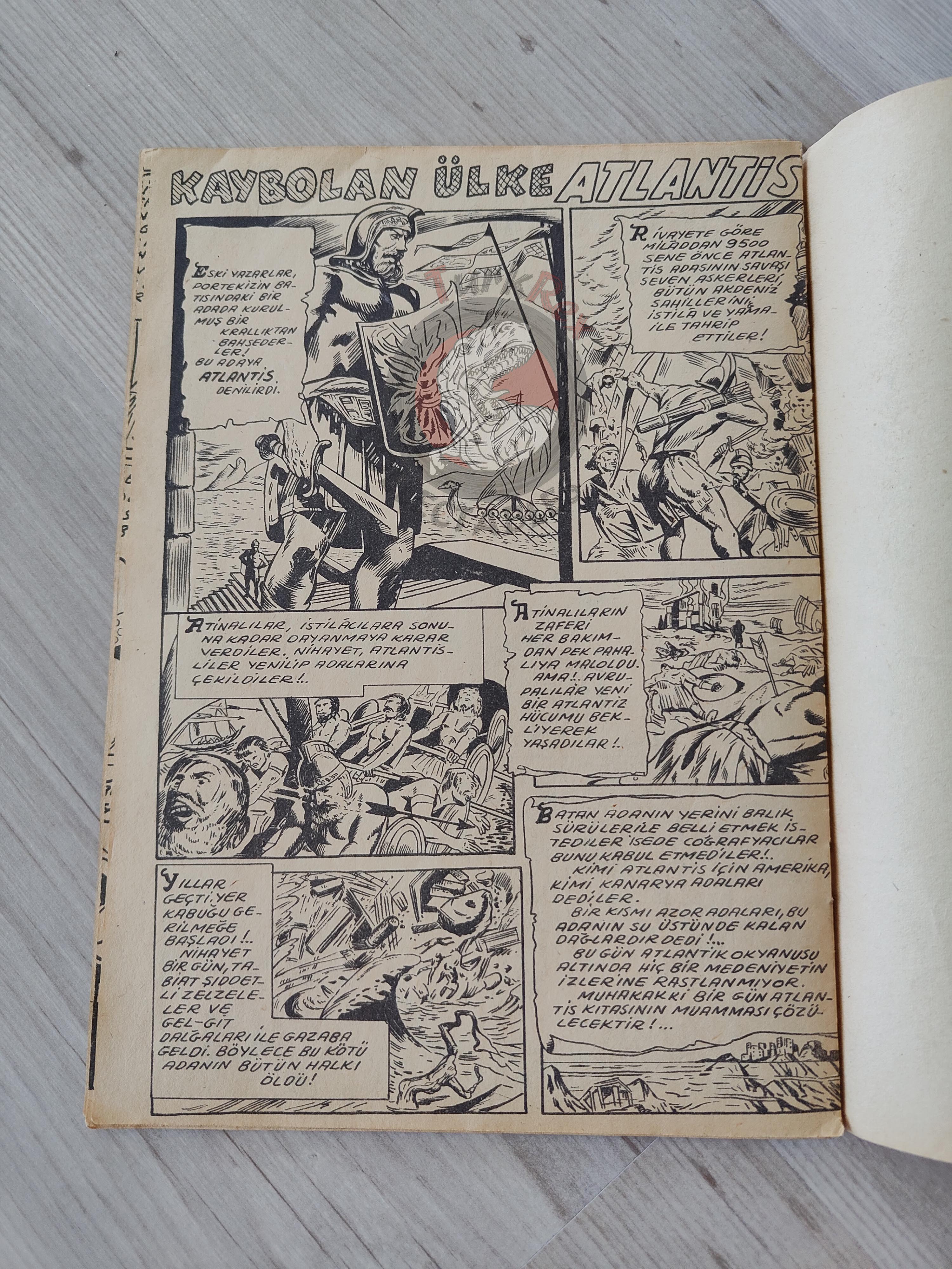 1001 Özel #119 1954 Tarzan and the Veiled Man Turkish Comic Mag Turkey