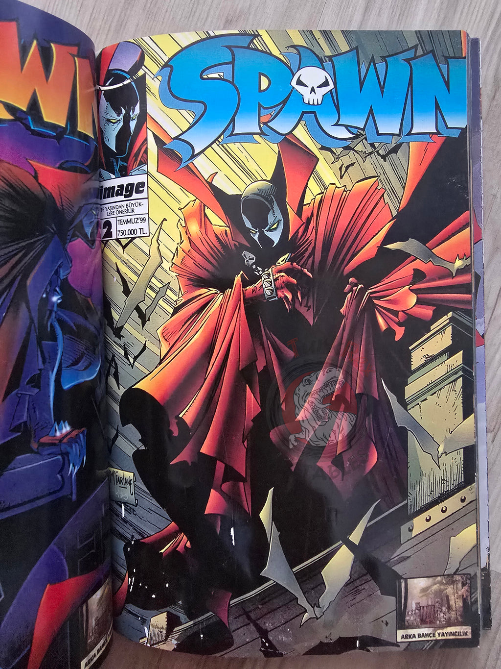 Spawn Volume #1 1999 Turkish Comic Turkey #1 to #11 Todd McFarlane