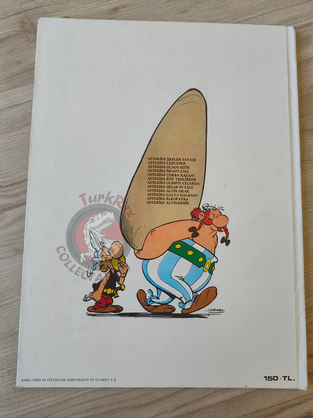 Asterix – The Mansions of the Gods 1982 Turkish Edition Comic Turkey