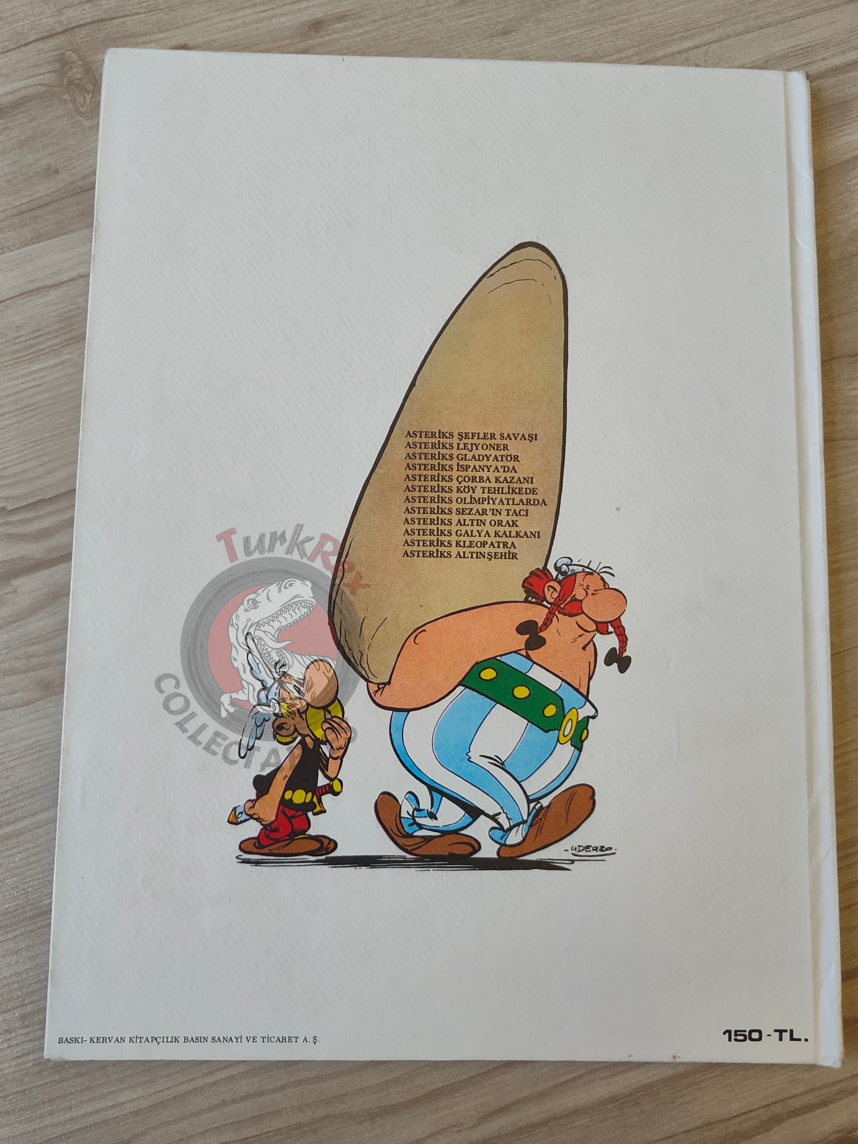 Asterix – The Mansions of the Gods 1982 Turkish Edition Comic Turkey