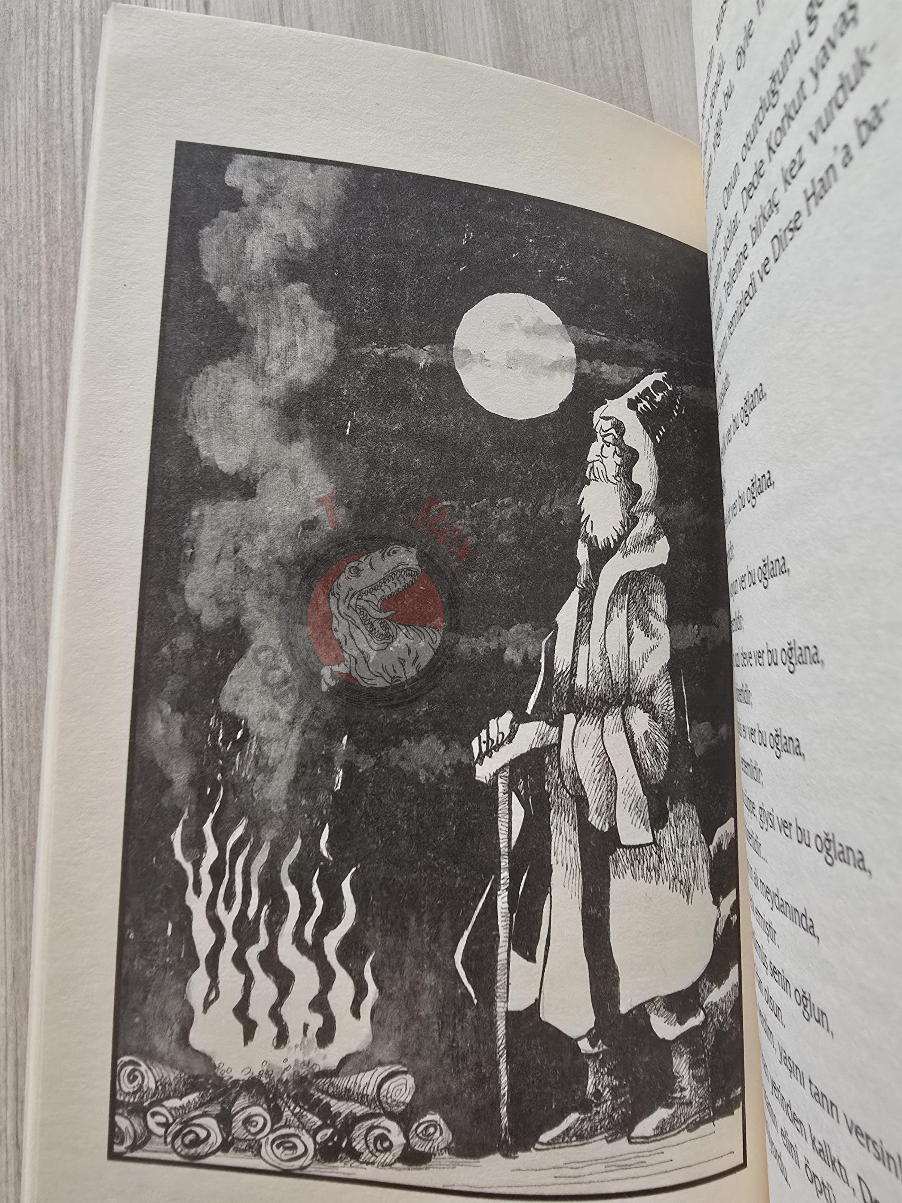Book of Dede Korkut: Boğaç Han 2003 Turkish Book Turkey Illustrated by Turkish Artist